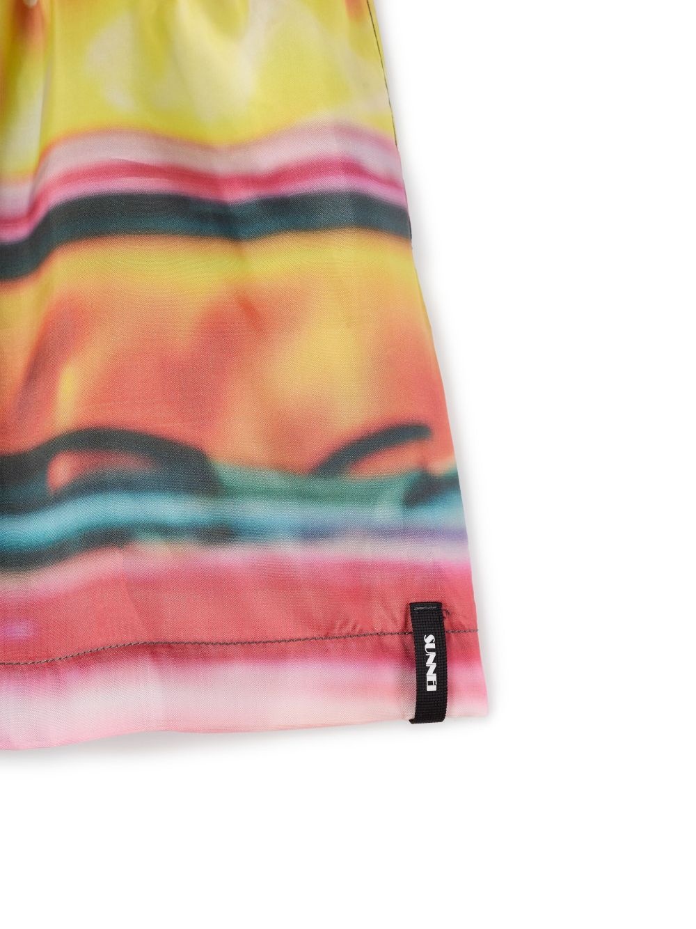 abstract-print shorts - 2