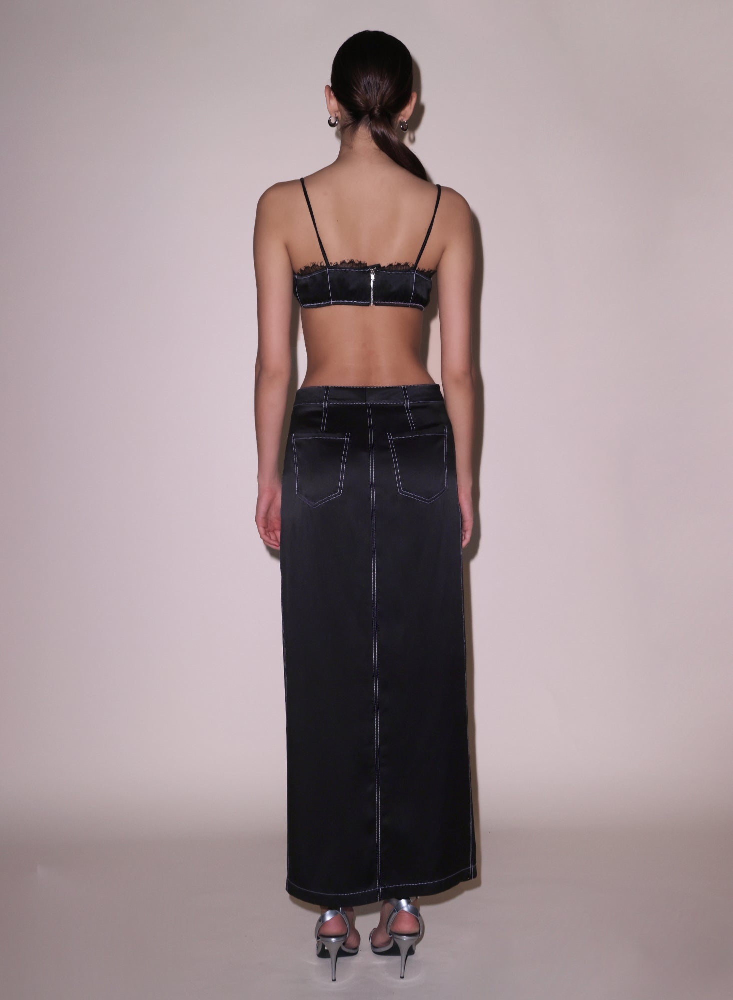Silk Maxi Skirt - 3