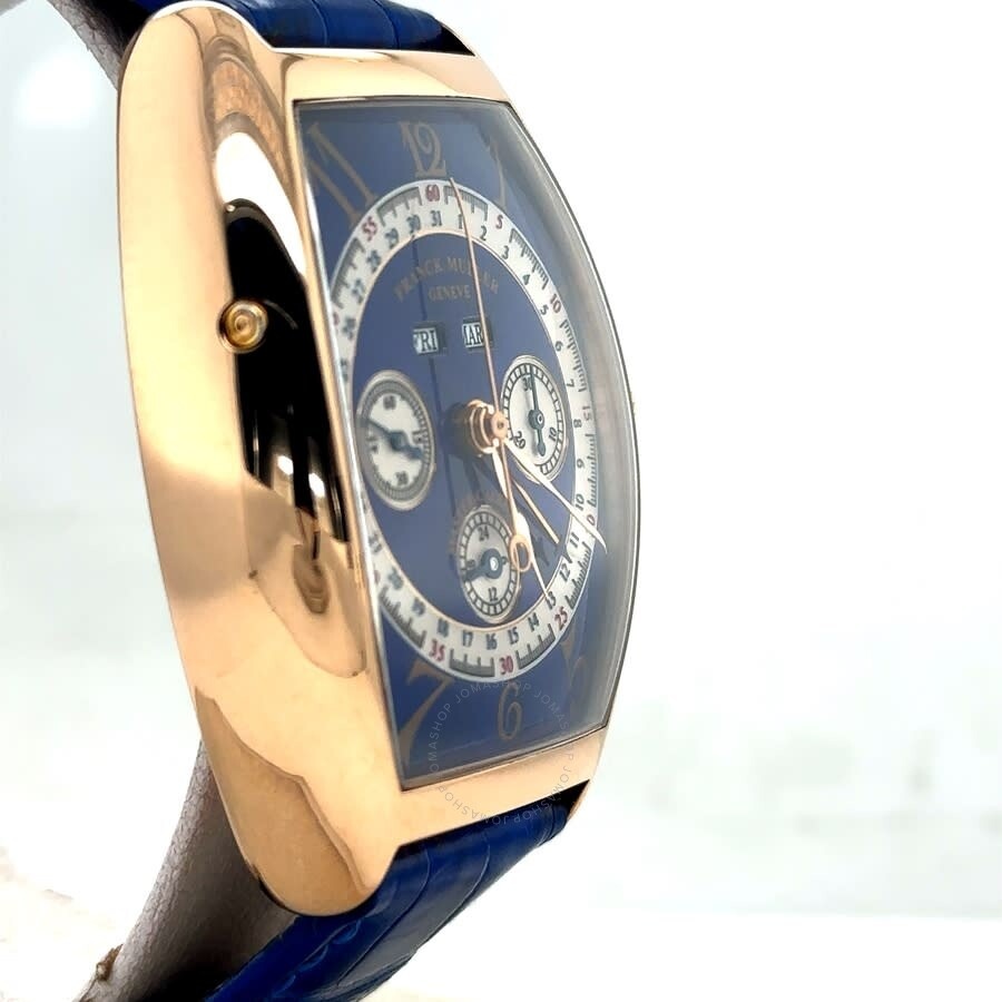 Pre-owned Franck Muller Master Calendar Magnum Chronograph Blue Dial Men's Watch 6850 CC MC - 3