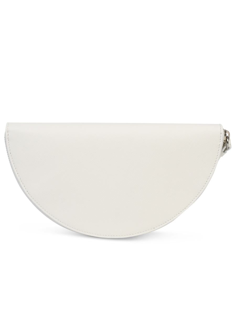 MAISON MARGIELA WHITE SAFFIANO LEATHER CLUTCH BAG - 3