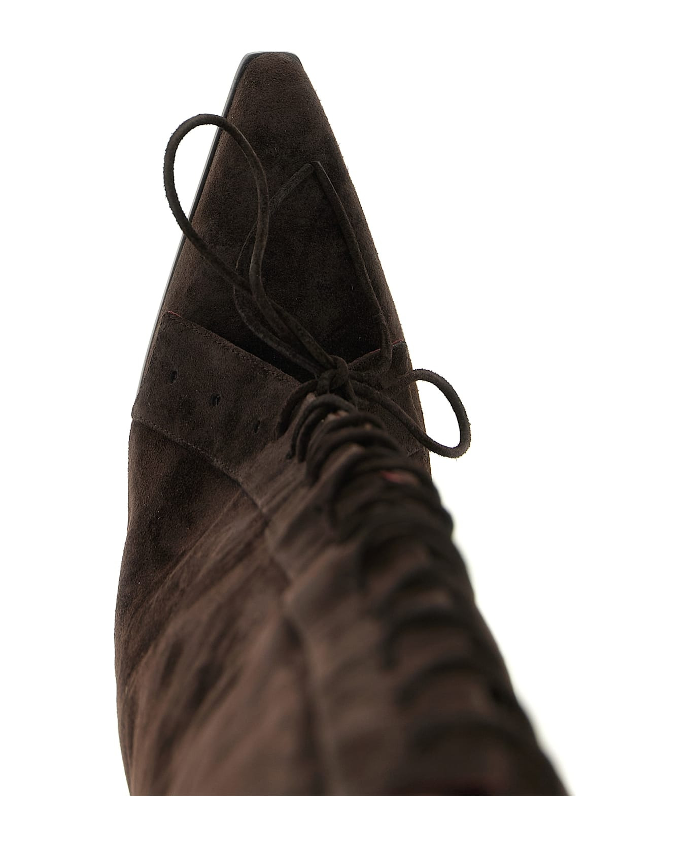 'jane Fold Over Lace Up' Boots - 4