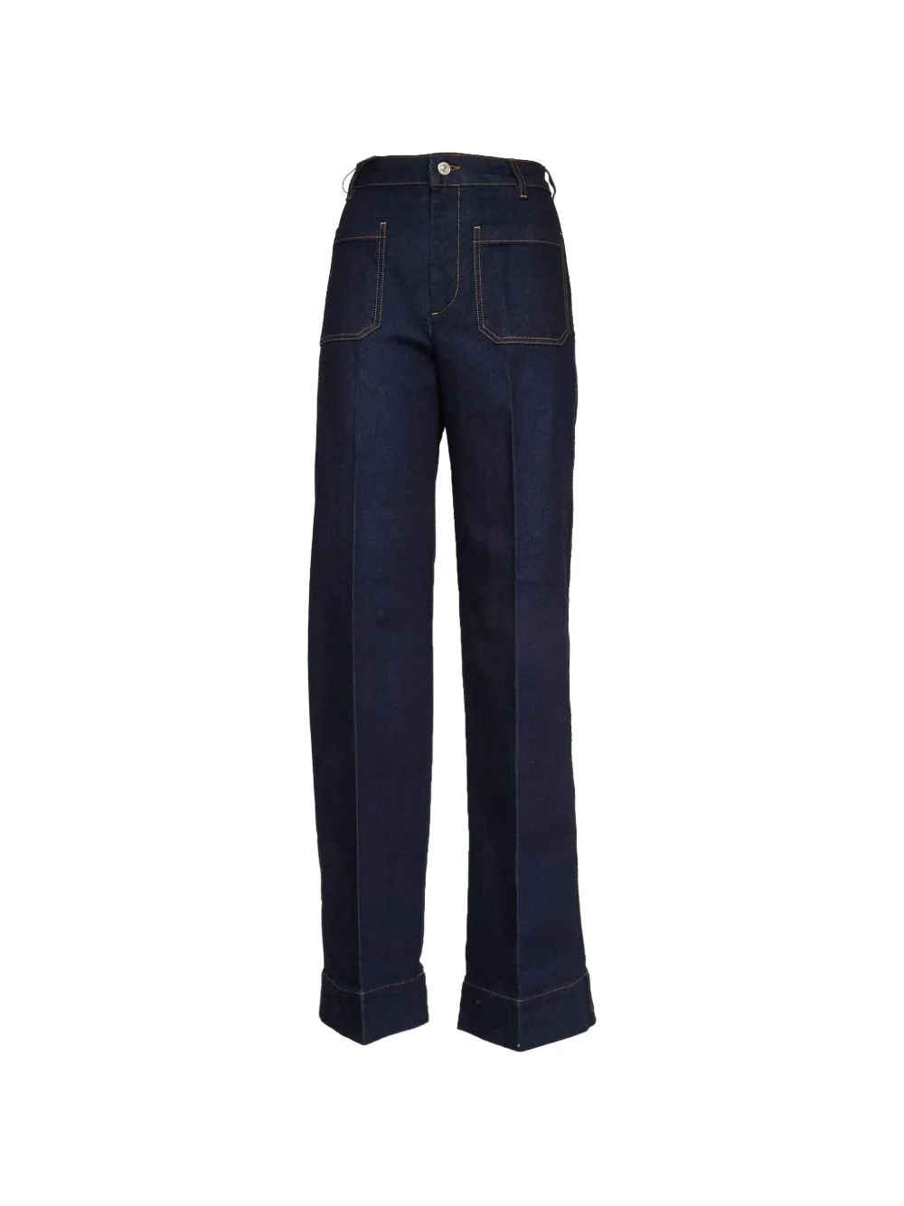 Alina patch-pocket jeans - 1
