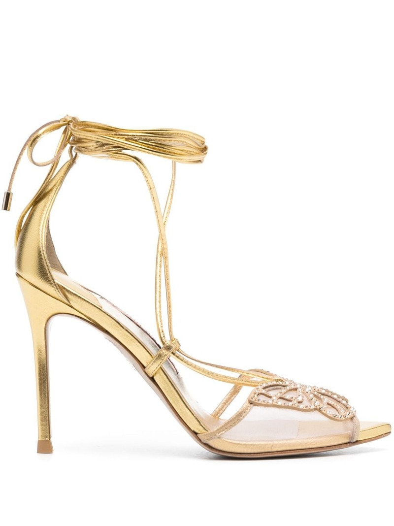 105mm butterfly-detailing sandals 1