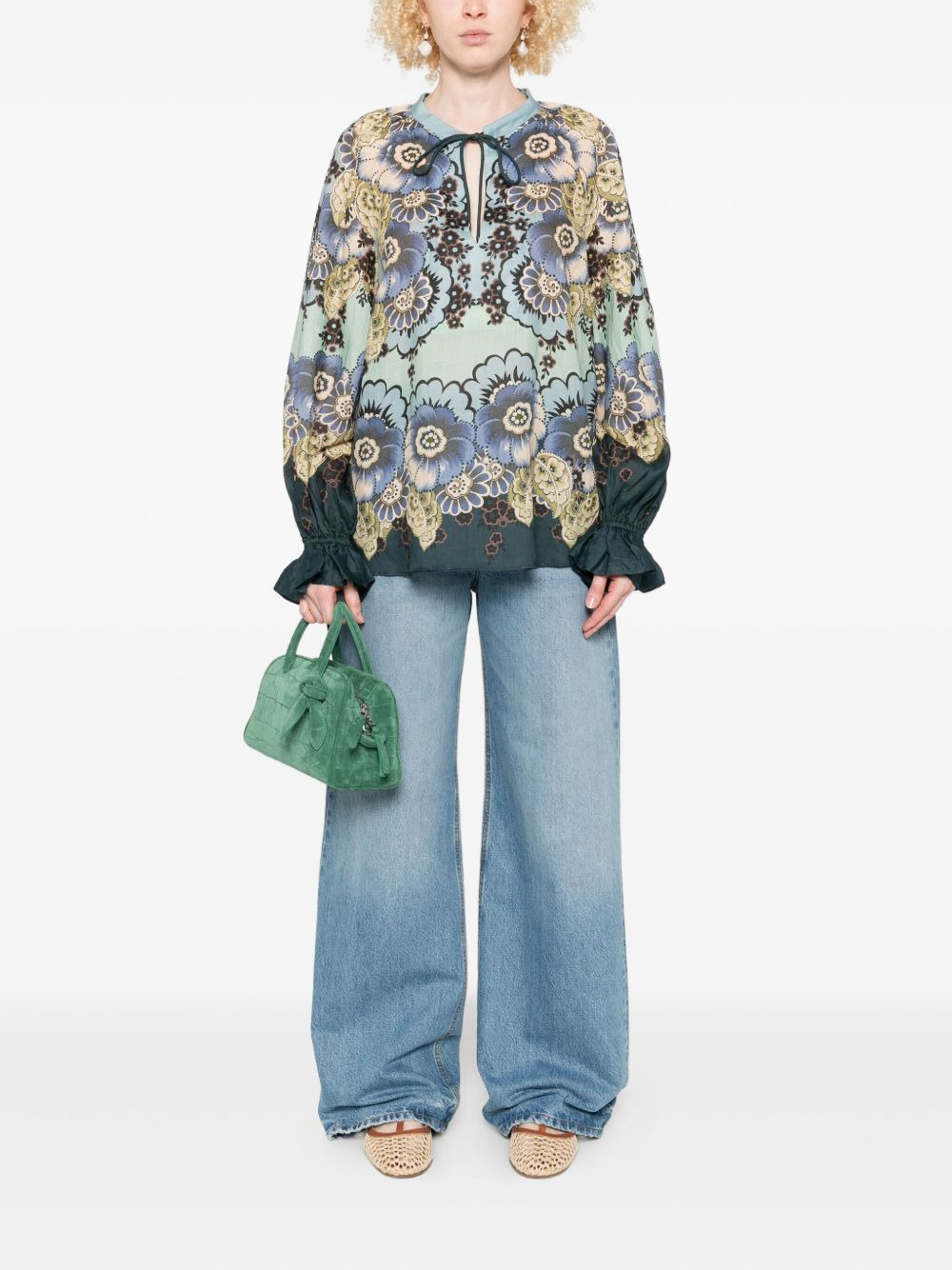Madalena floral-print blouse - 2