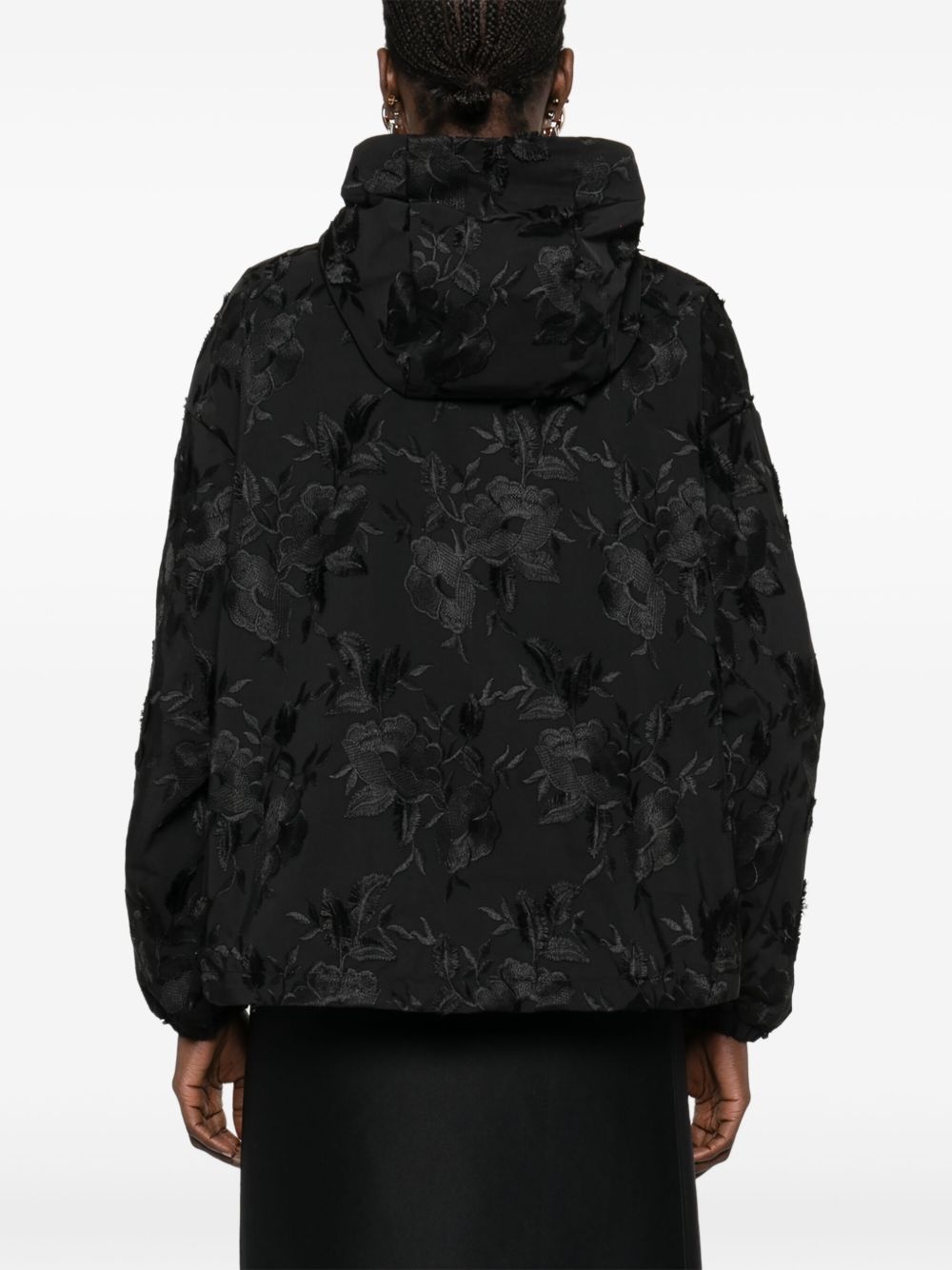 floral-embroidered jacket - 4