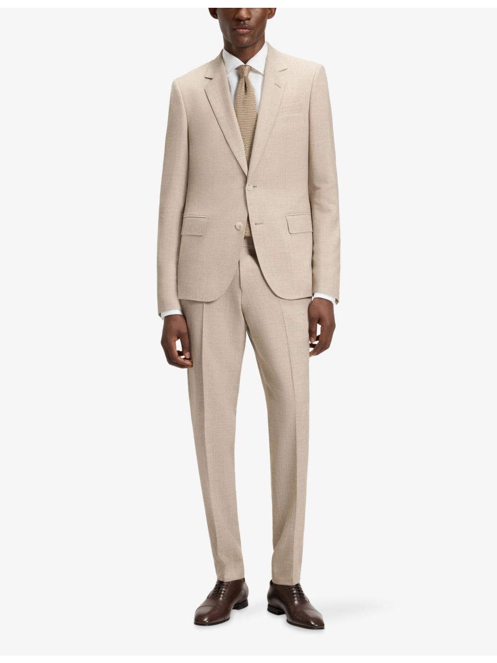 Beckham x BOSS Regular-Fit Button-Down Linen Shirt - 2
