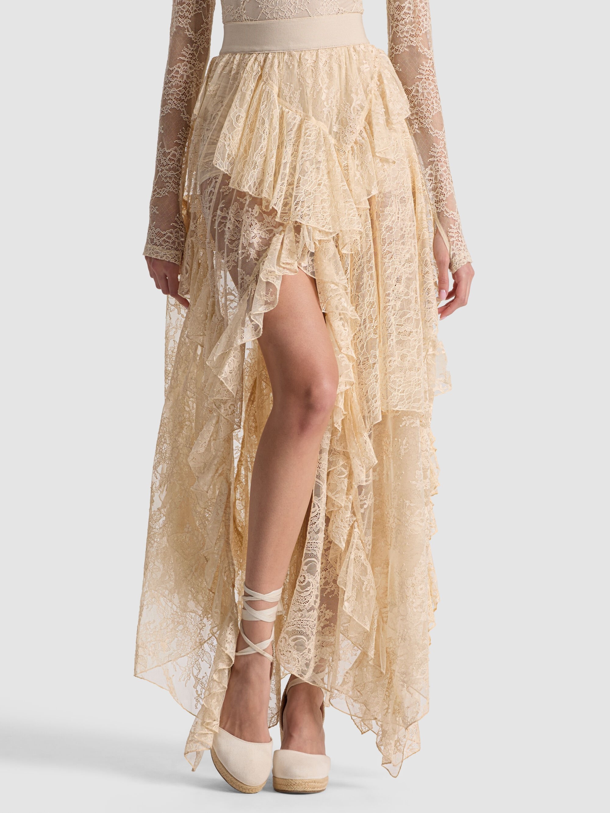 KARYS MIXED MEDIA SKIRT - 2