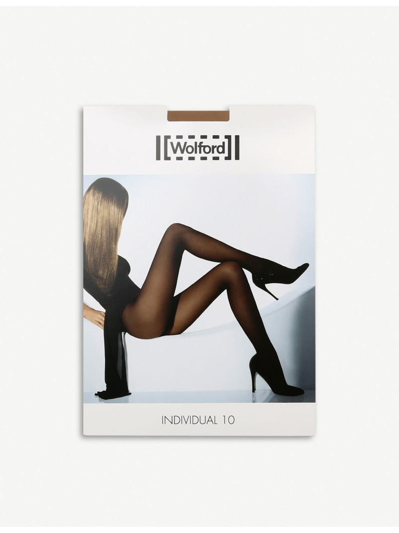 Wolford Individual 10 nylon-blend tights outlook