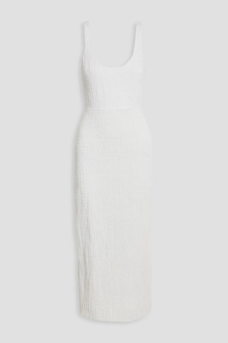 Girard shirred linen midi dress - 1