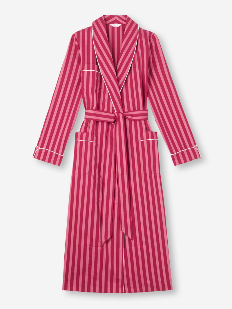 Women's Robe Capri 25 Cotton Batiste Pink 1