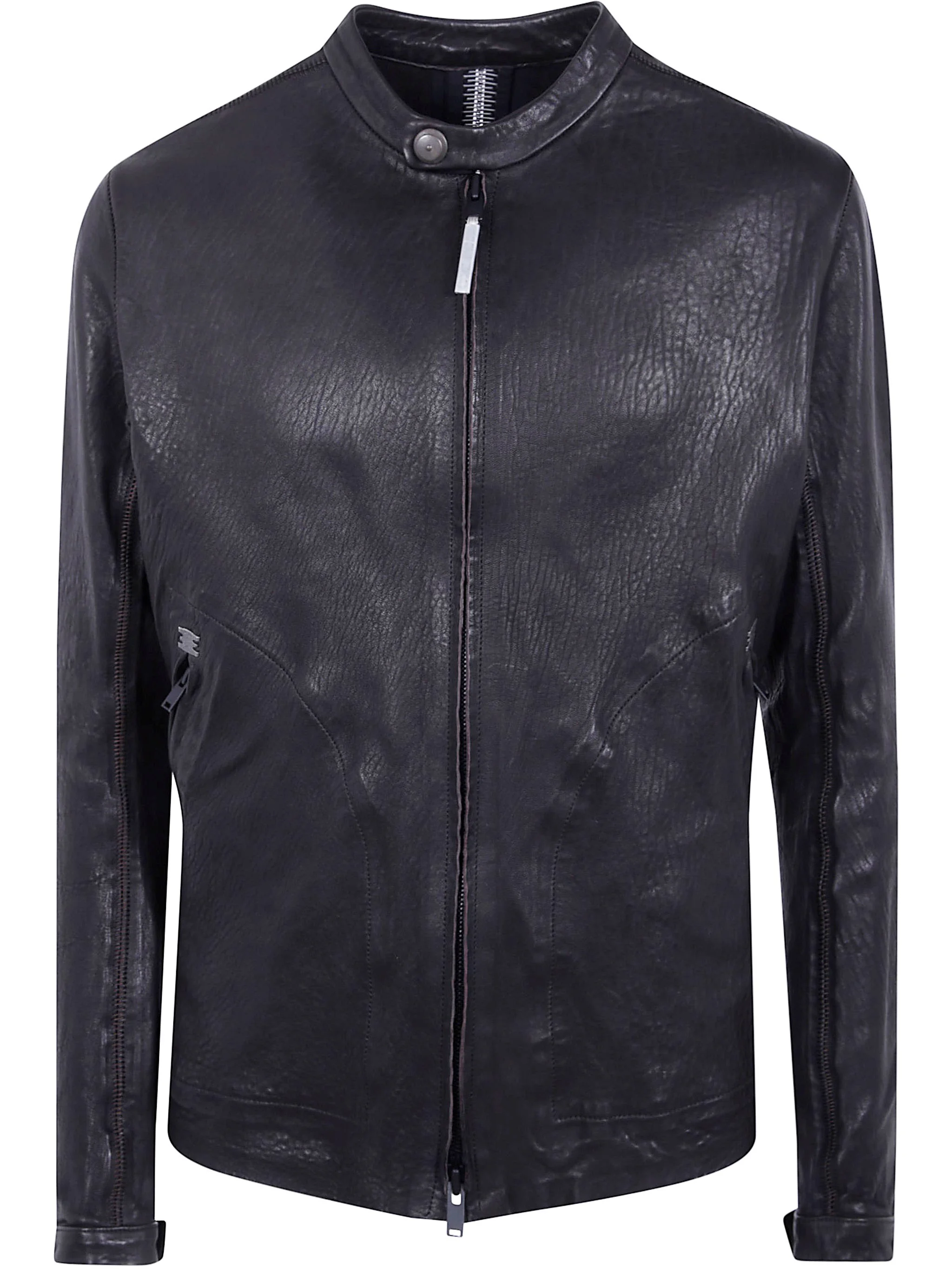 Leather Jacket Classic Stretch "Syderal" - 1