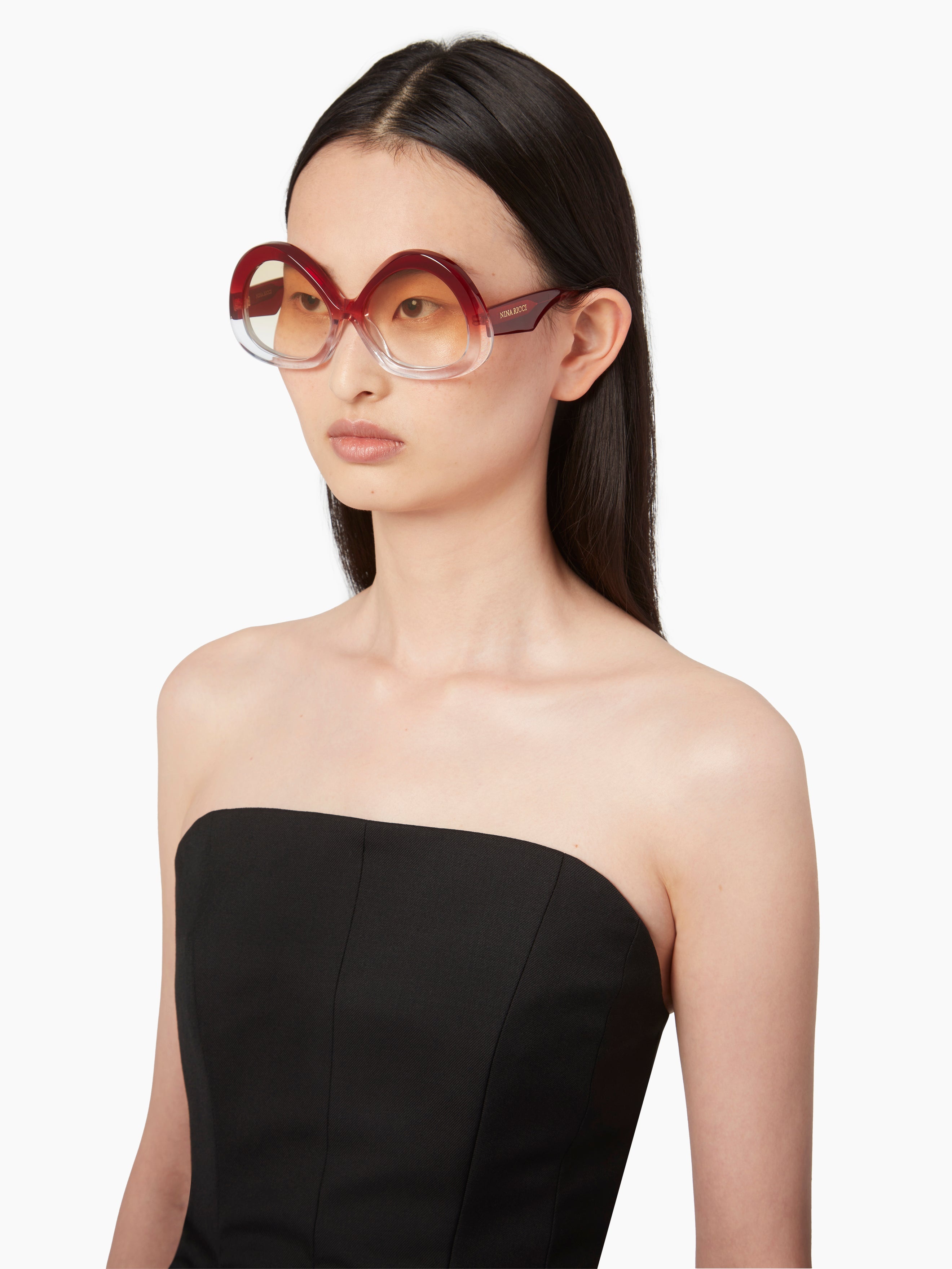 WAVES ROUND RED SUNGLASSES - 4