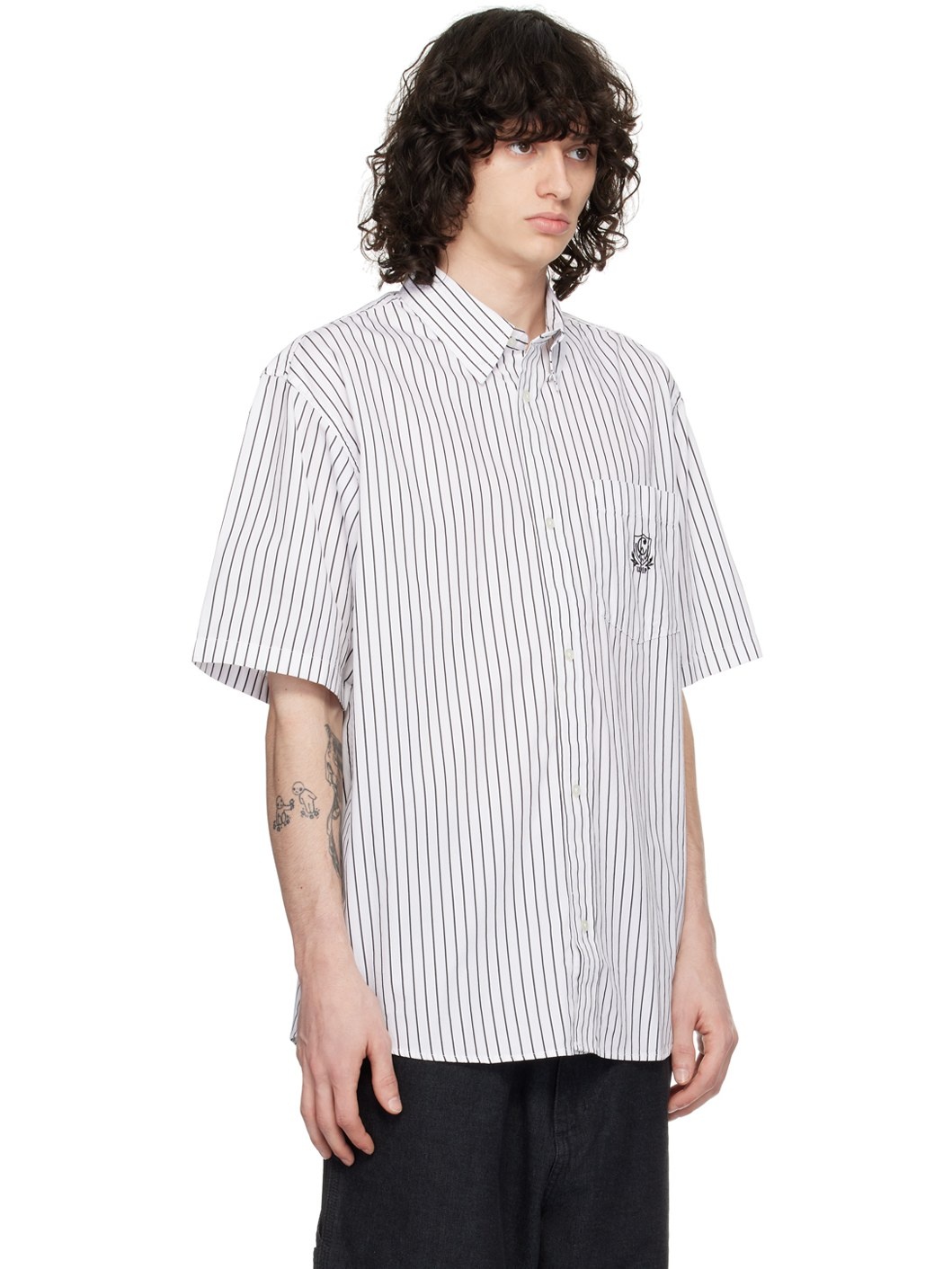 White & Black Linus Shirt - 2