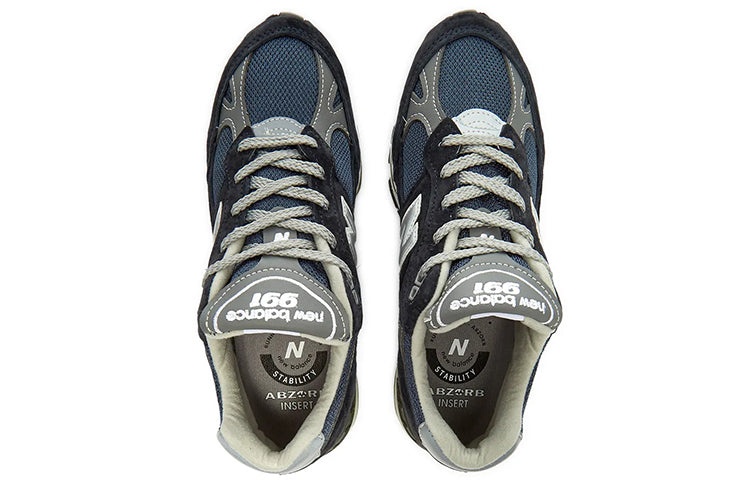 (WMNS) New Balance 991 'Grey Navy Black' W991NV - 3