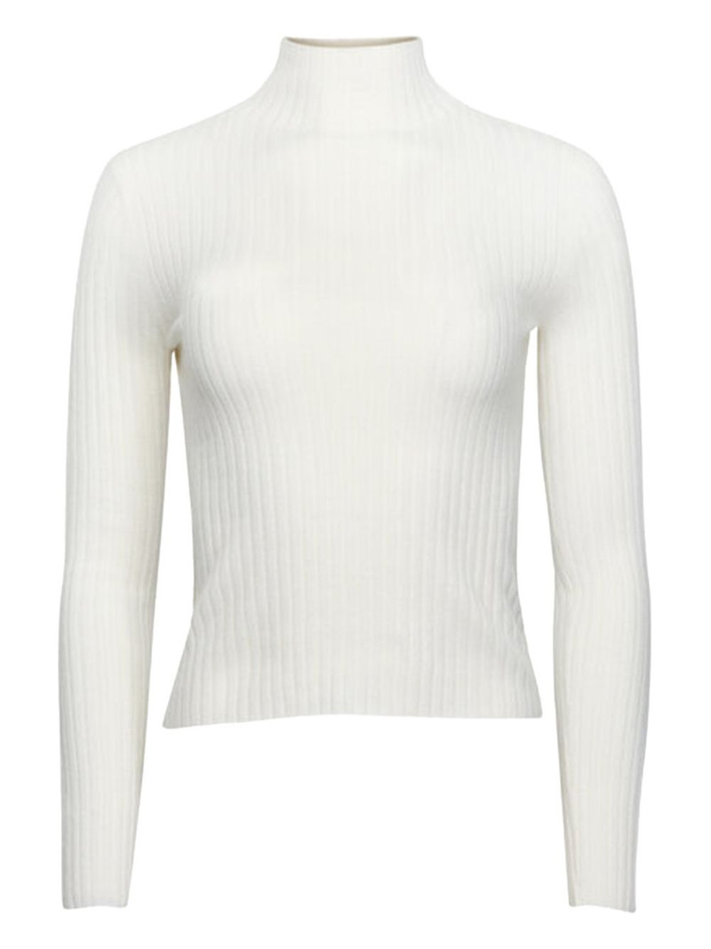 Ariana ribbed mock-neck sweater 1