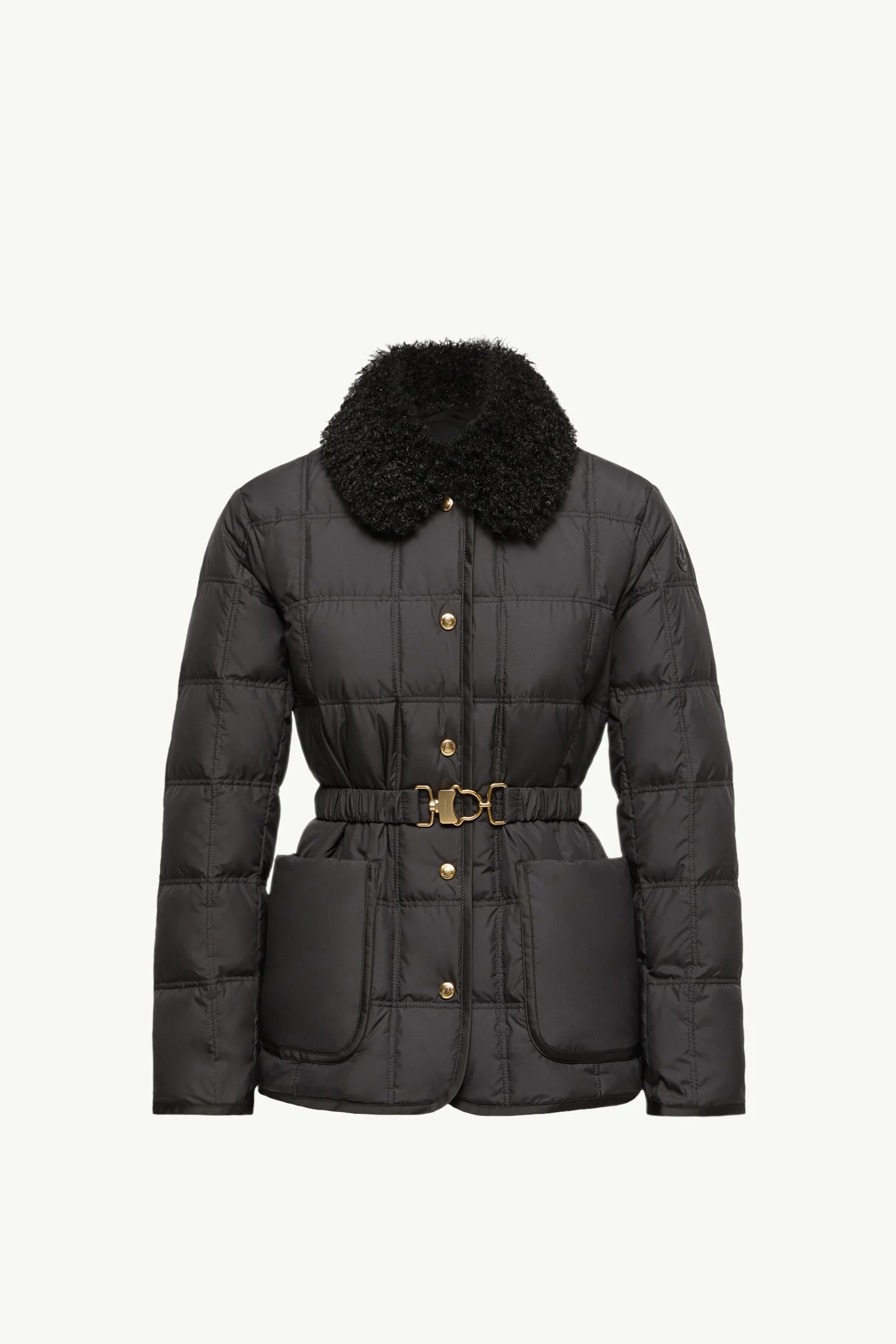 Cygnes Belted Short Down Jacket - 1