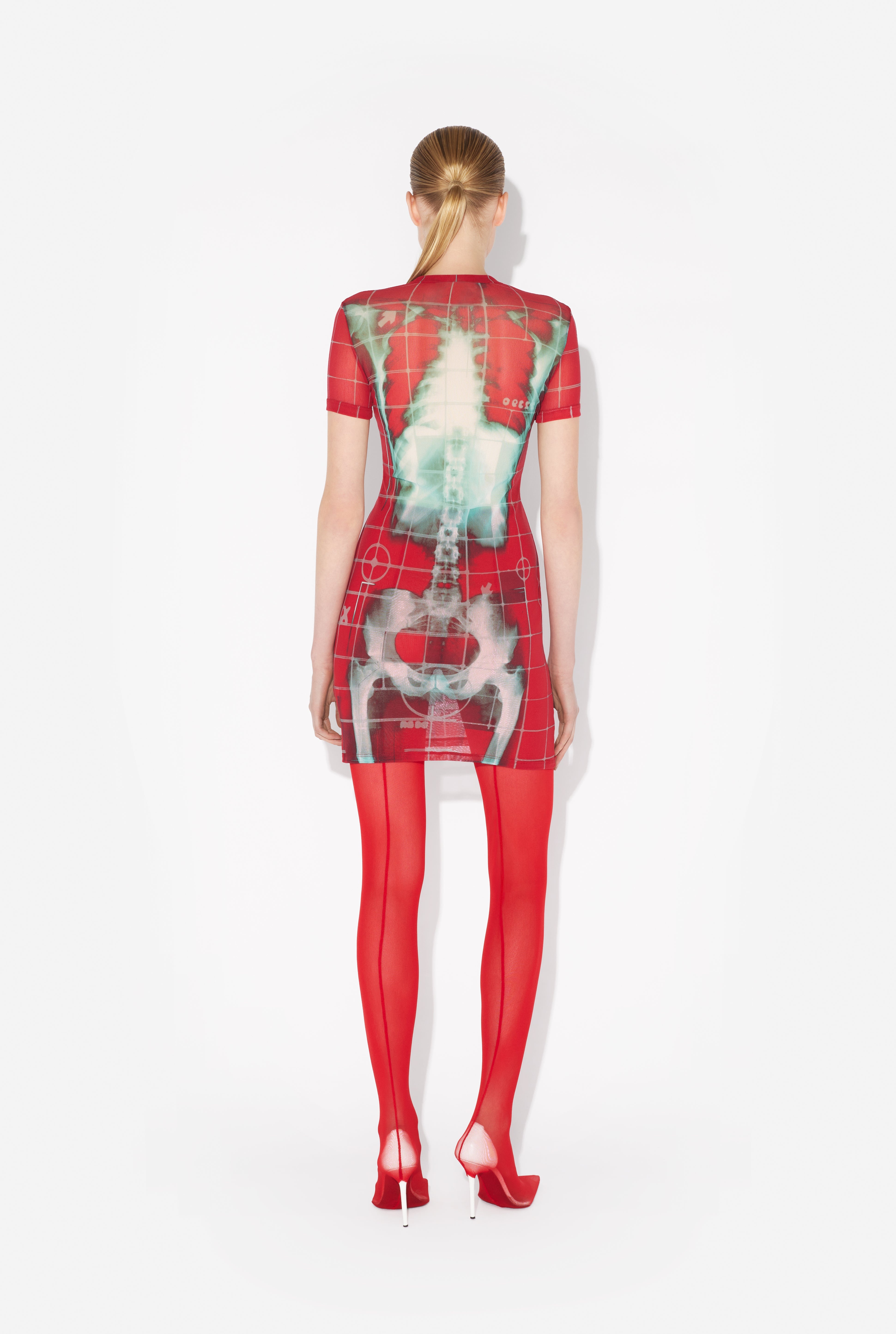 THE SHORT RED SQUELETOR DRESS - 3