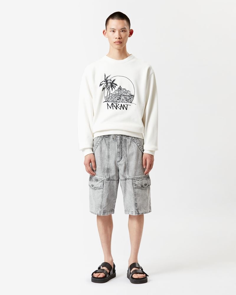 MIKOY PRINTED COTTON SWEATSHIRT - 2