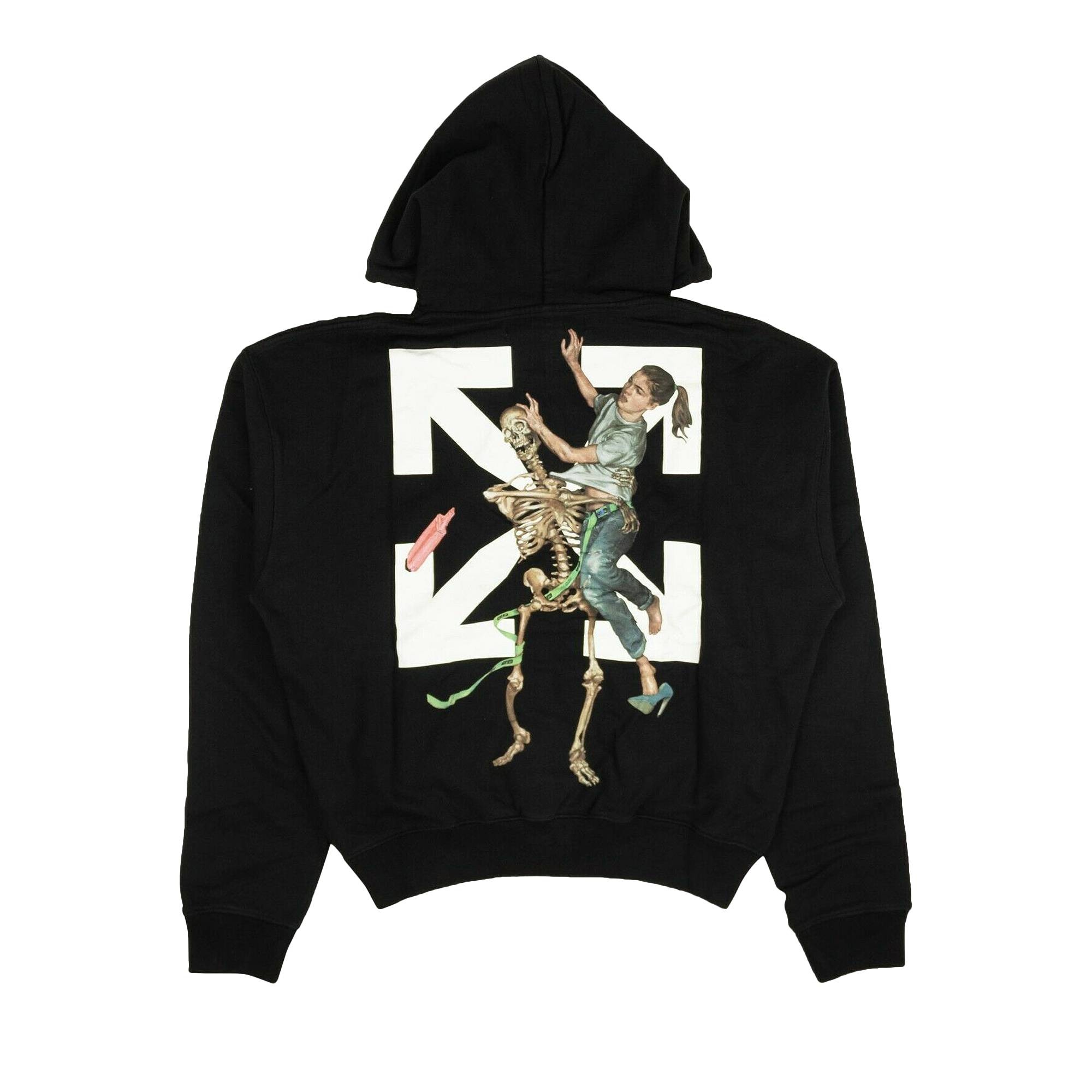 Off-White Pascal Skeleton Hoodie 'Black' - 2