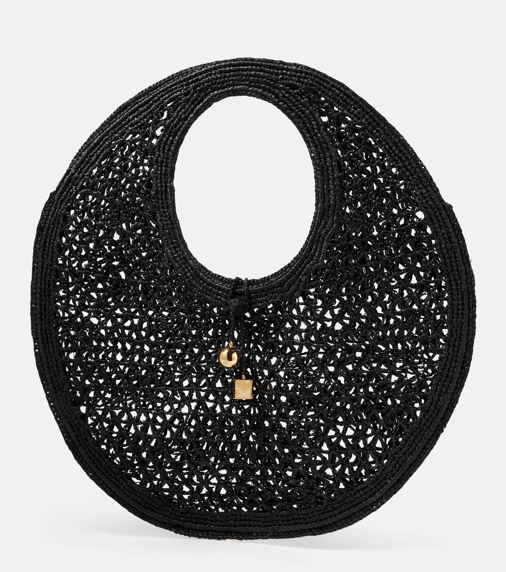 Le Rond Spiaggia raffia tote bag - 1