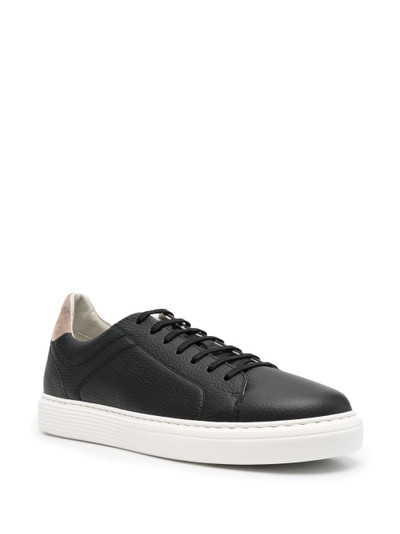 Brunello Cucinelli low-top leather sneakers outlook