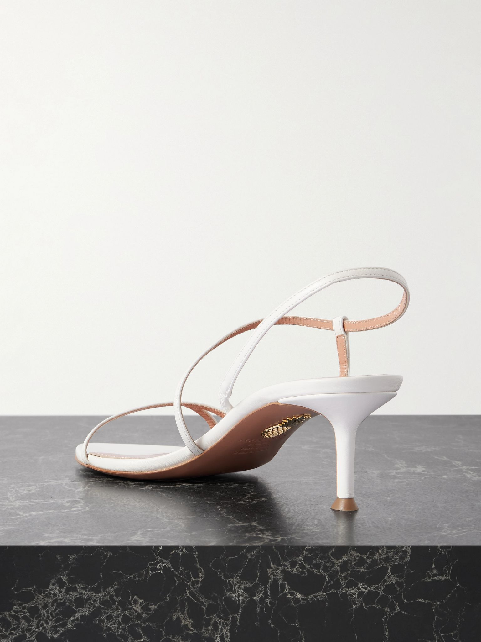 Tease 50 leather sandals White - 3
