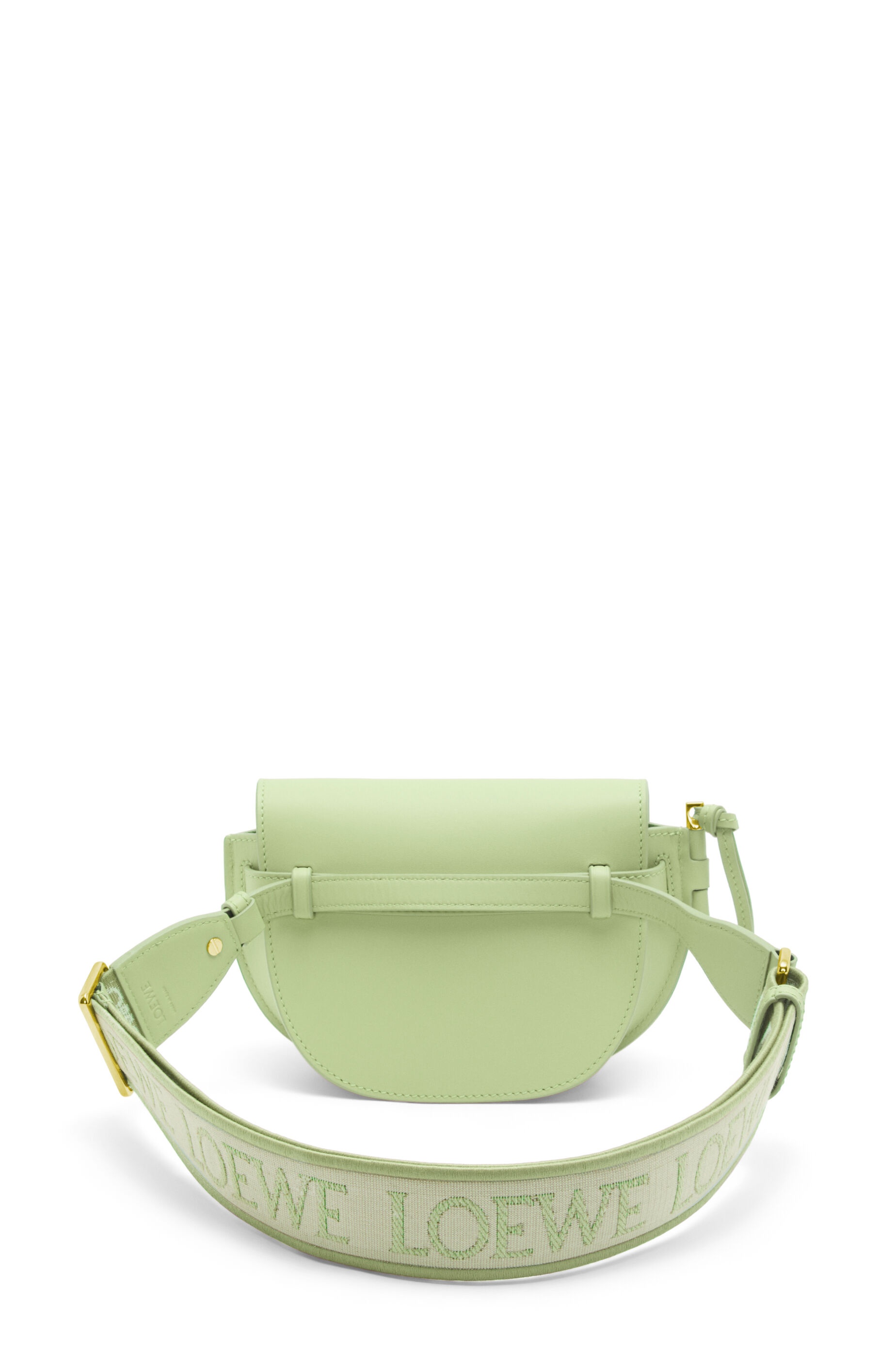 Mini Gate Dual bag in soft calfskin and jacquard - 4