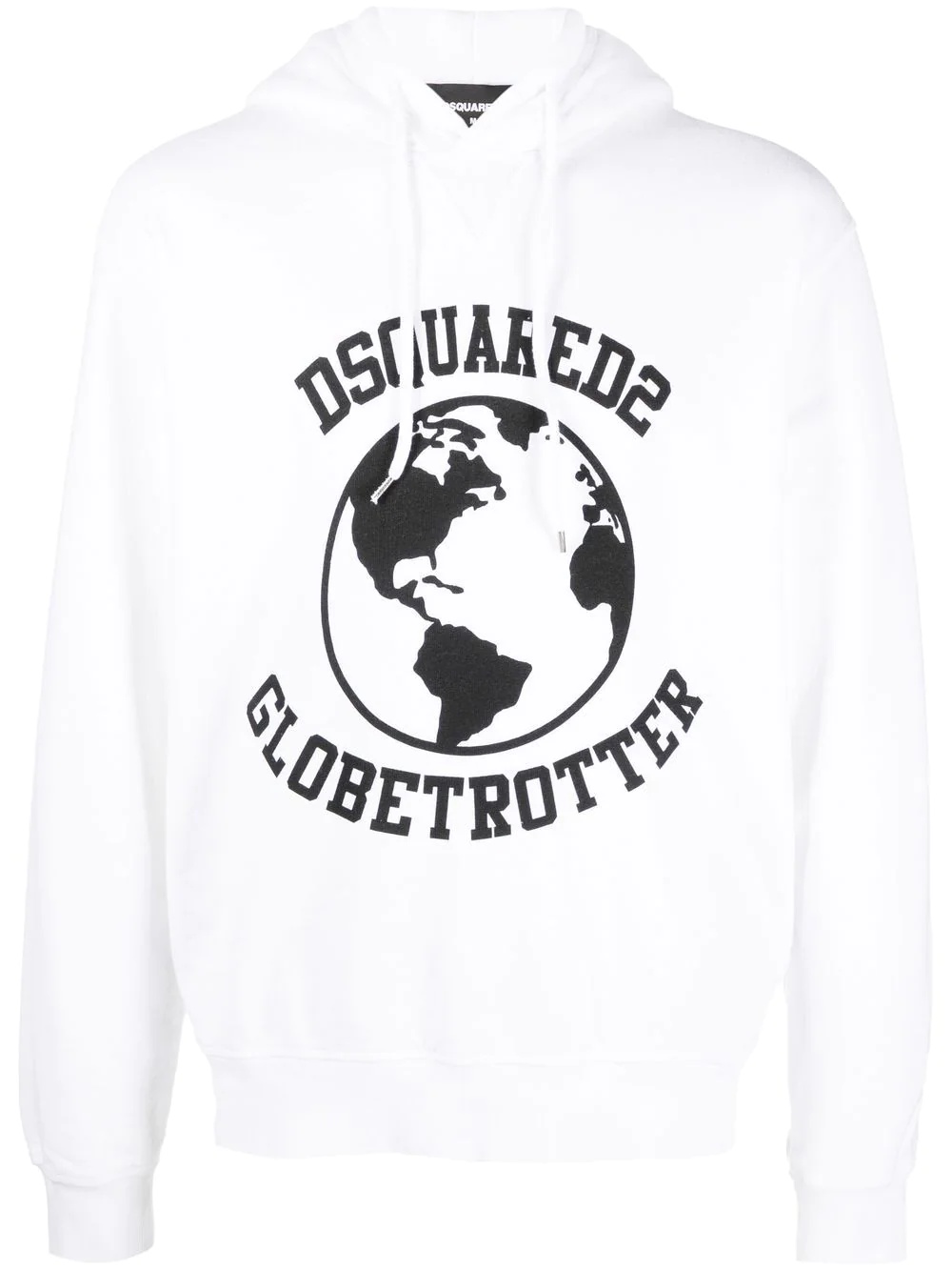 logo drawstring hoodie - 1