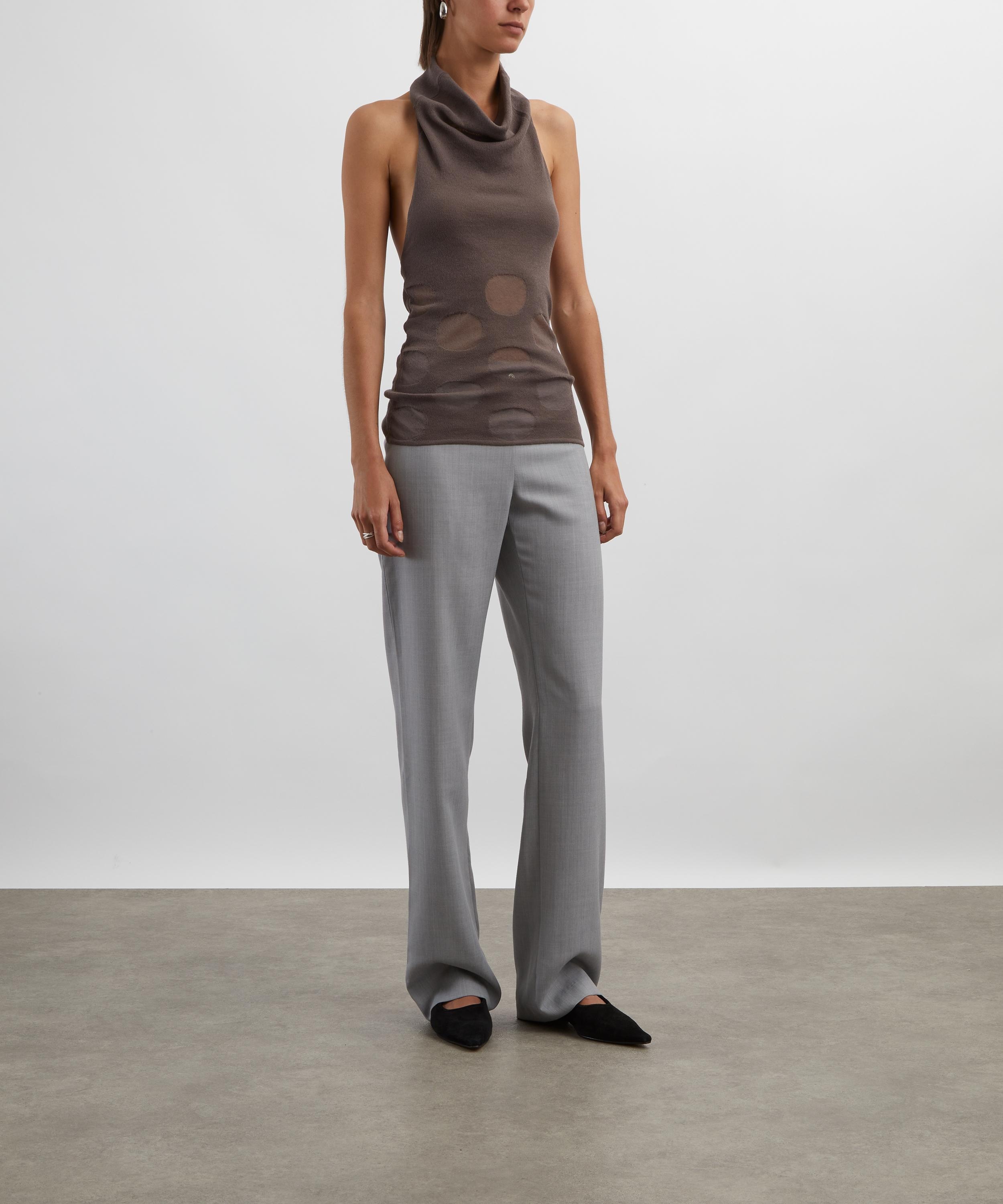 Tynan Cotton Jacquard Halter Top - 2