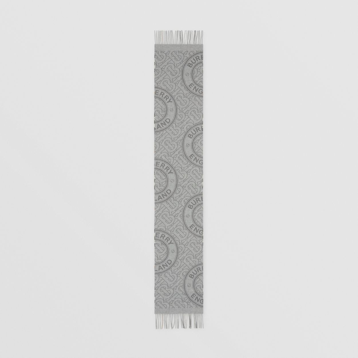 Reversible Check and Monogram Cashmere Scarf - 6