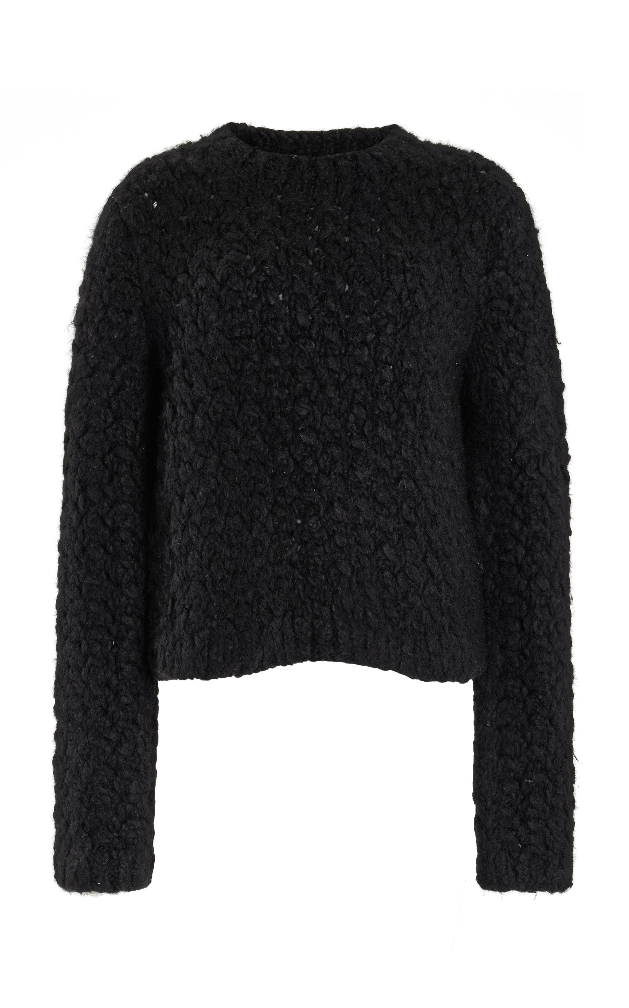 Bower Sweater in Black Welfat Cashmere - 1