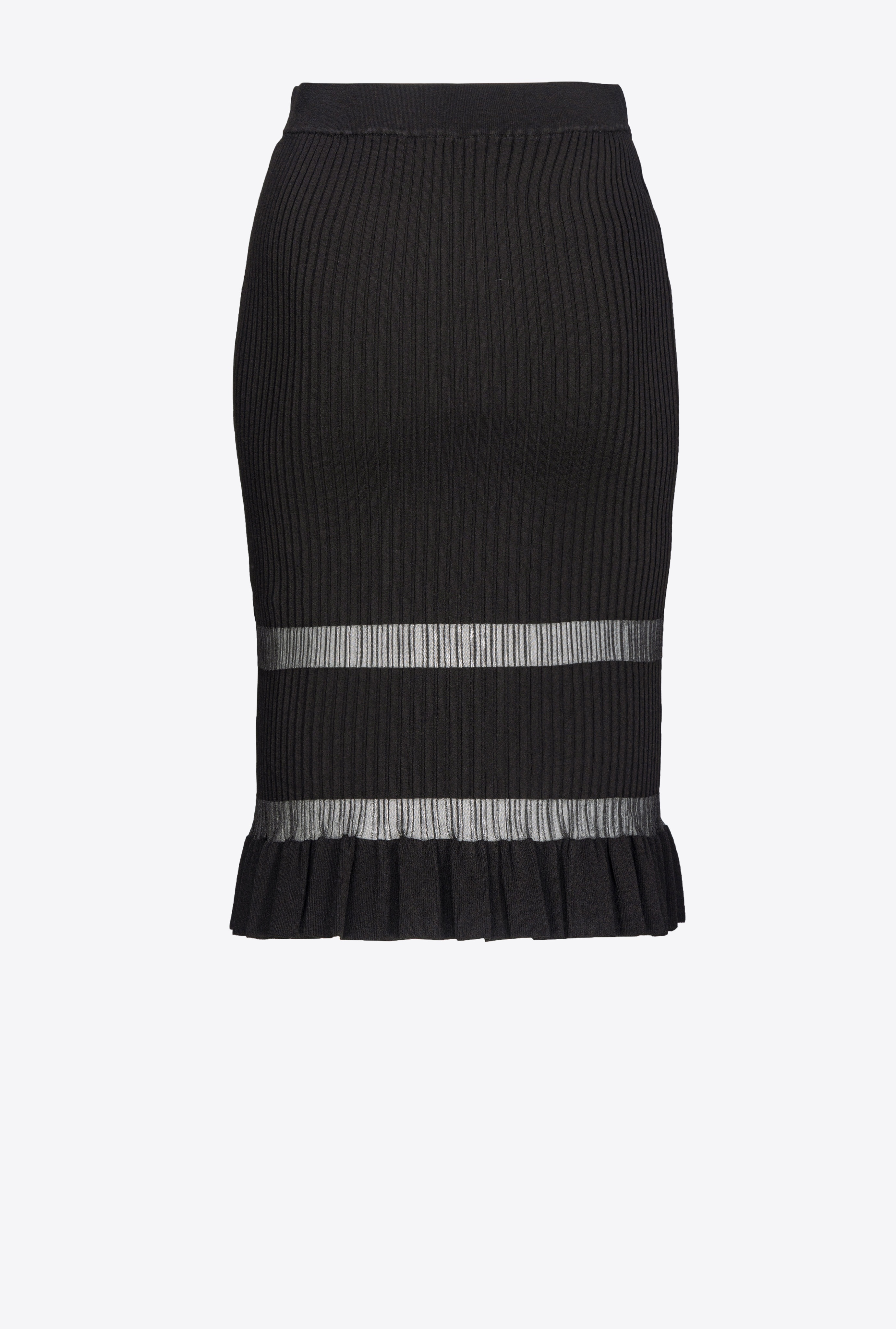 RIBBED MIDI SKIRT - 5