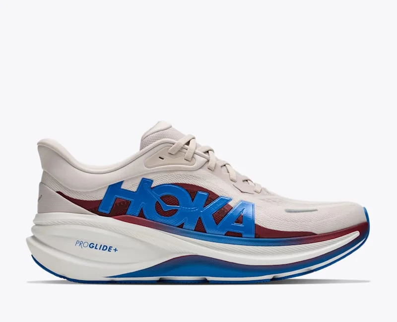 Men's Clifton PRO Road Running Shoes in Stucco/Virtual Blue - 1