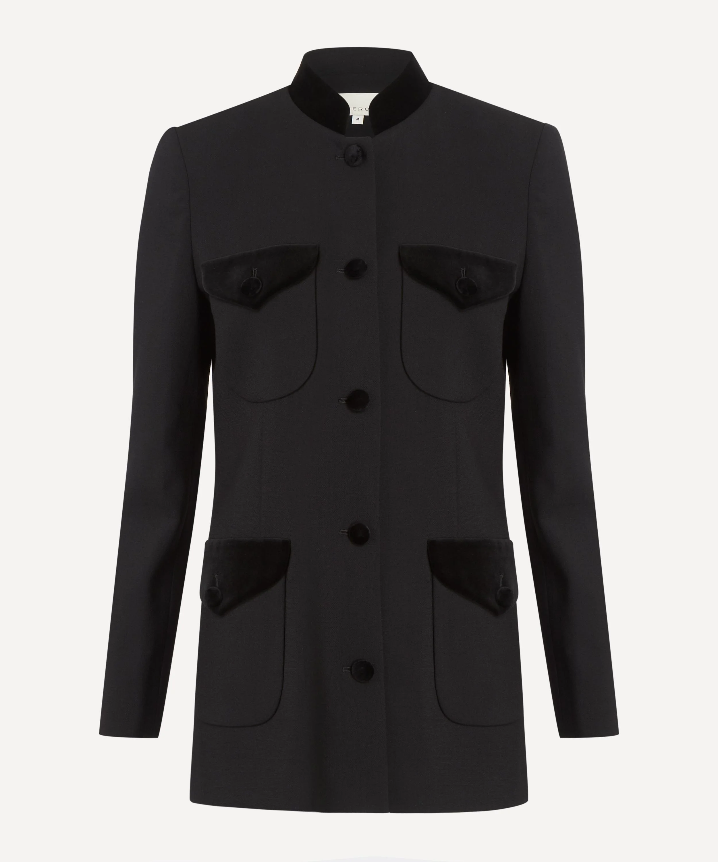 Raja Signature Black Wool Jacket - 1