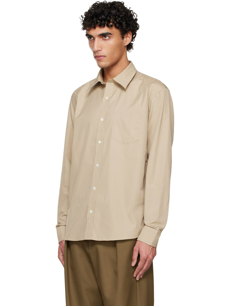 A.P.C. Beige Owen Shirt outlook