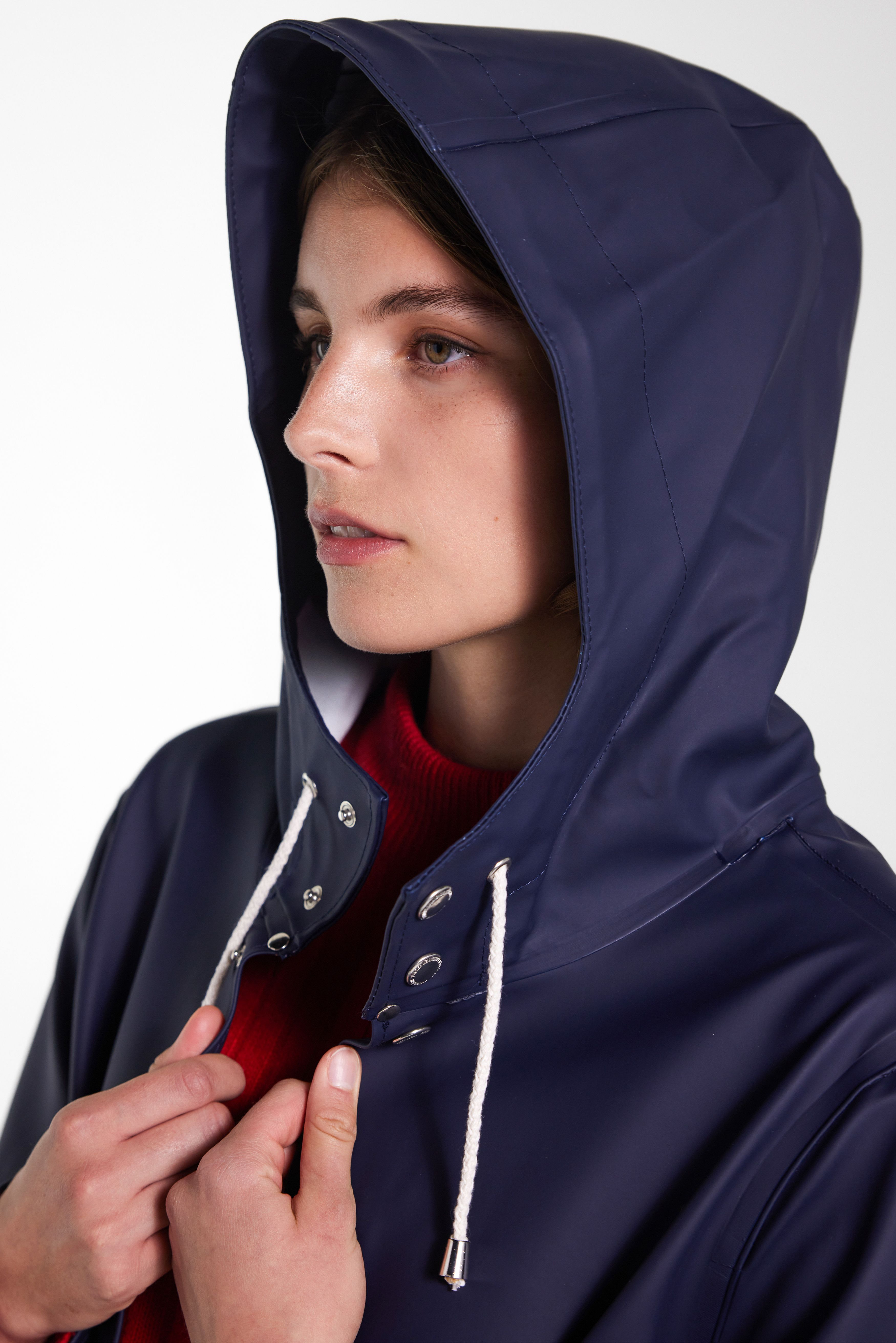 Stockholm Raincoat Navy - 6