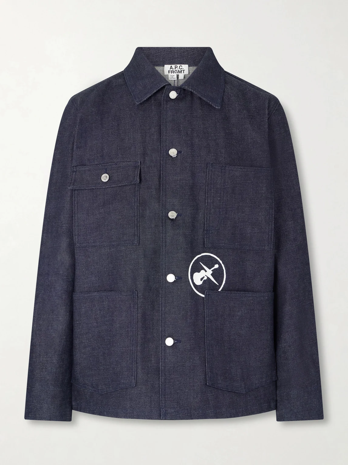 Fragment Printed Denim Jacket - 1