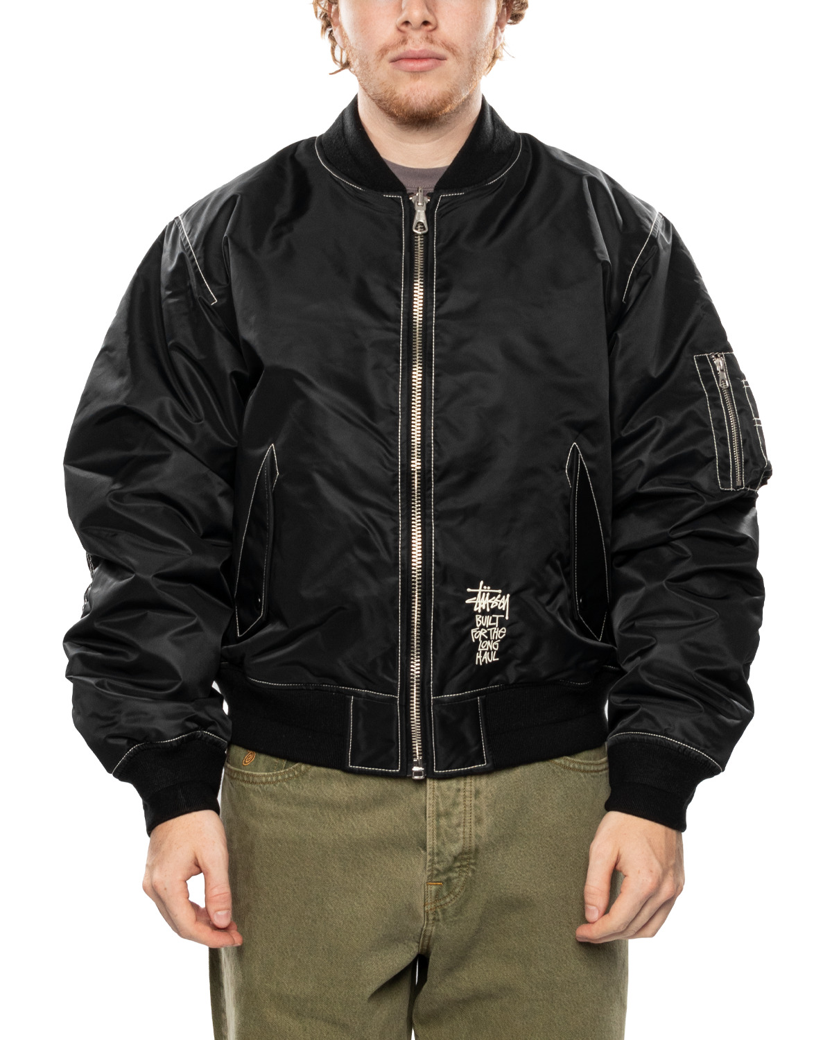 Built Bomber Reversible Jacket Black - 1