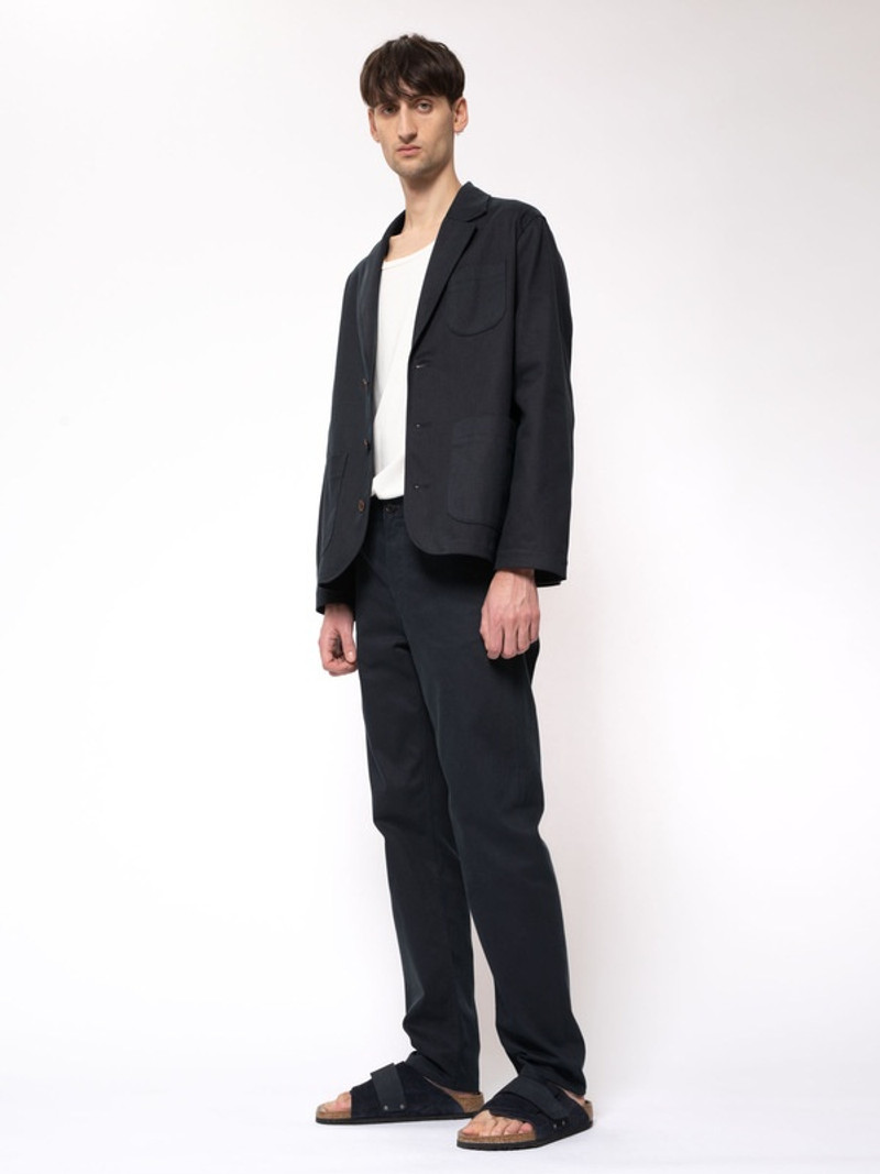 Nudie Jeans Abraham Jacket Navy outlook