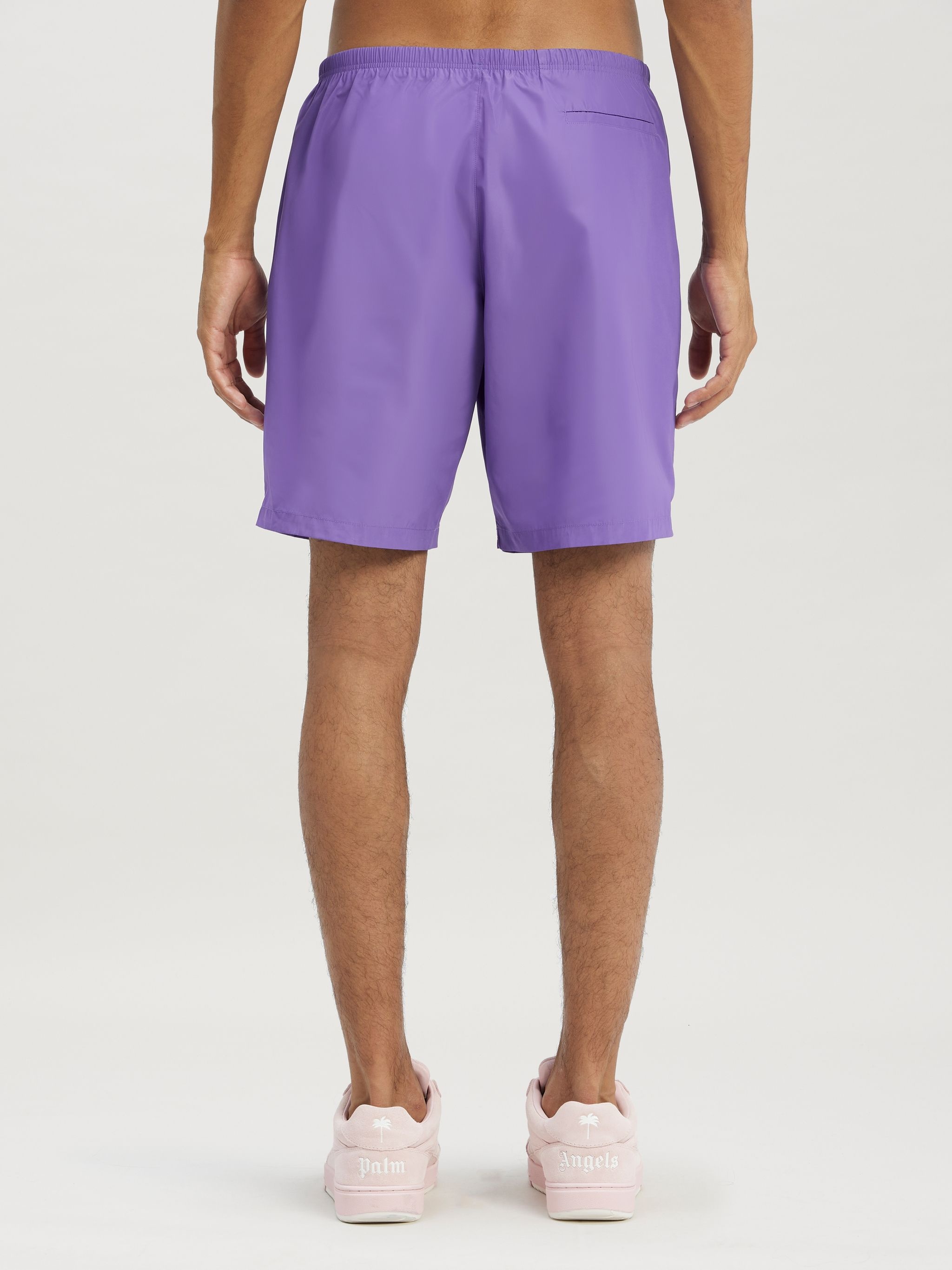 Curved Logo Swim Short - 5