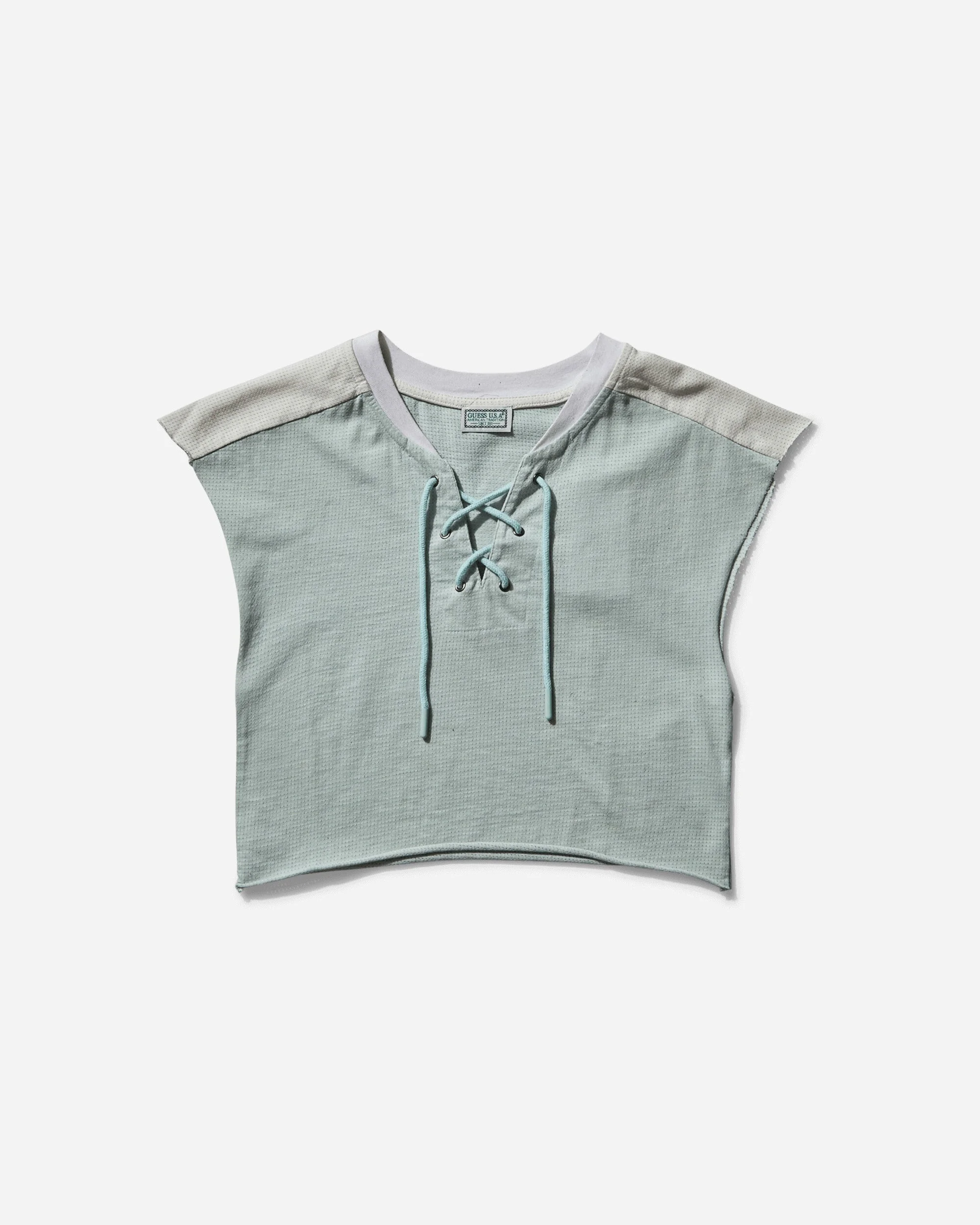 Women's Piqué Mesh T-Shirt Minty Green - 1