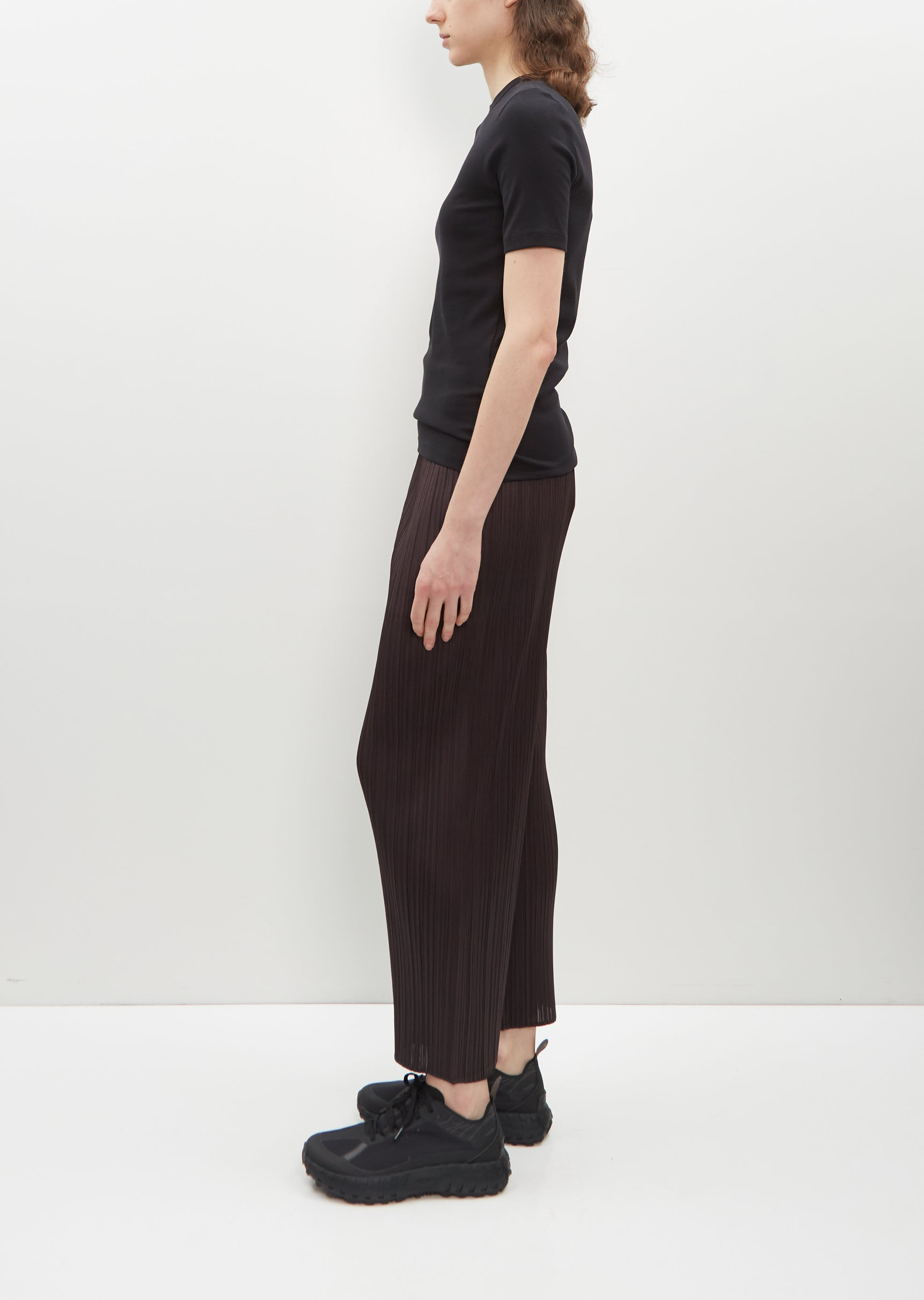 Classic Rib Tee — Black - 2