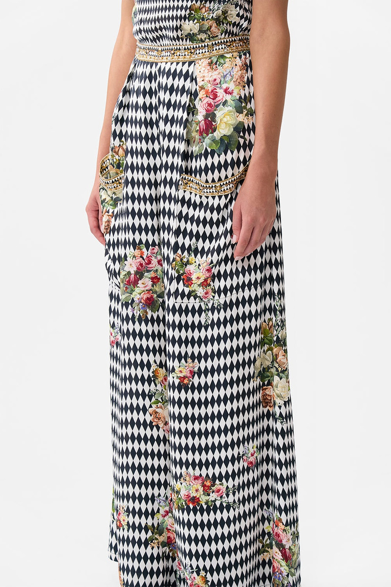 WIDE LEG TROUSER WITH FRONT POCKETS 5