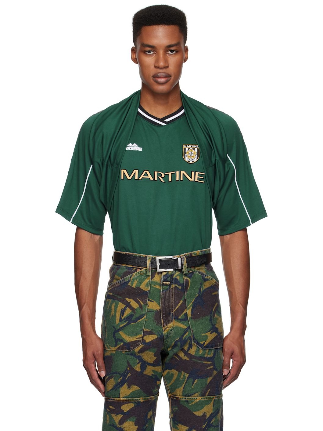 ウェア Martine Rose football tee Martine Rose football tee