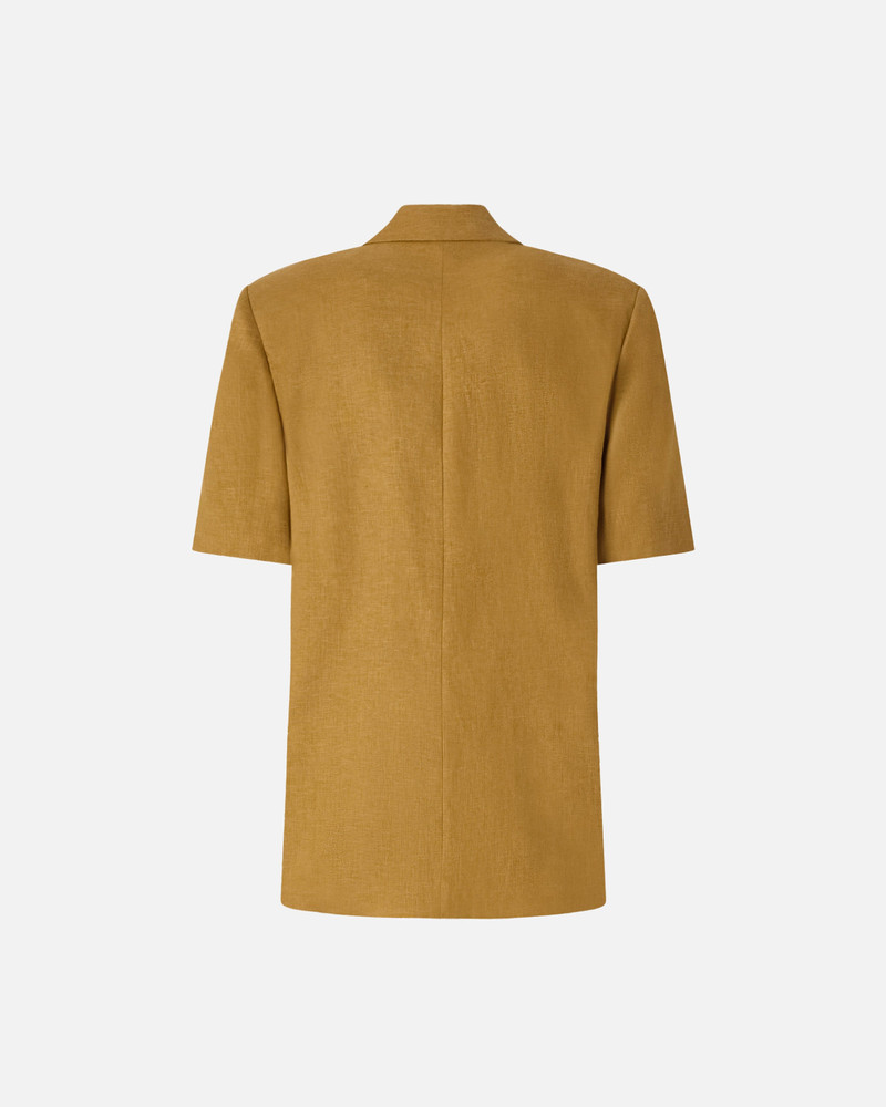 PINKO SHORT-SLEEVED LINEN JACKET outlook