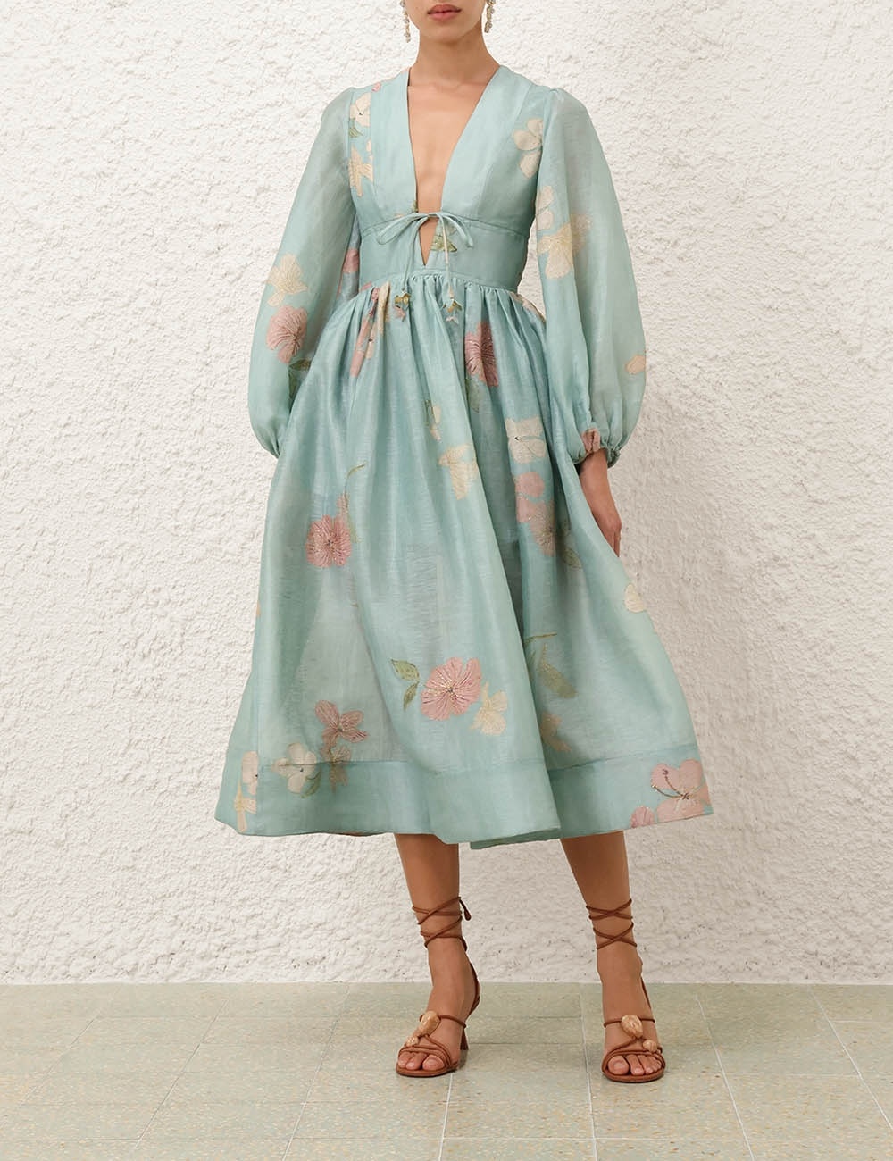 ILLUMINATE DRAWN BILLOW DRESS - 7