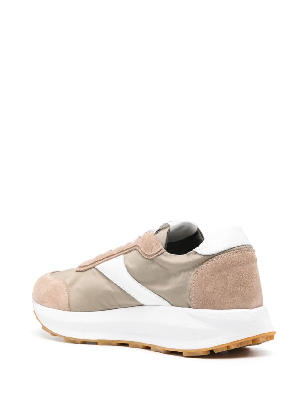 lace-up panelled sneakers - 3