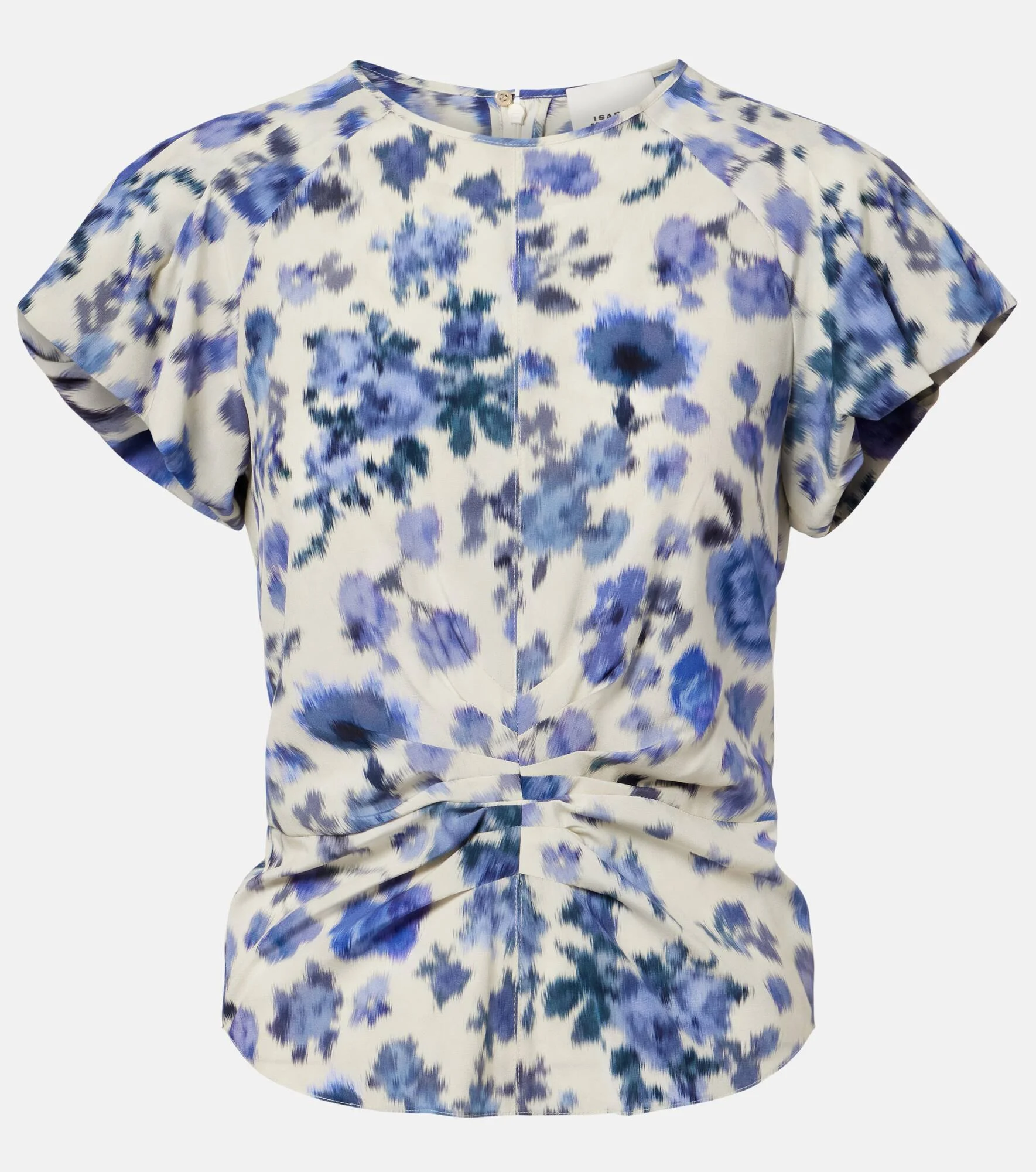Tullya floral silk-blend top - 1