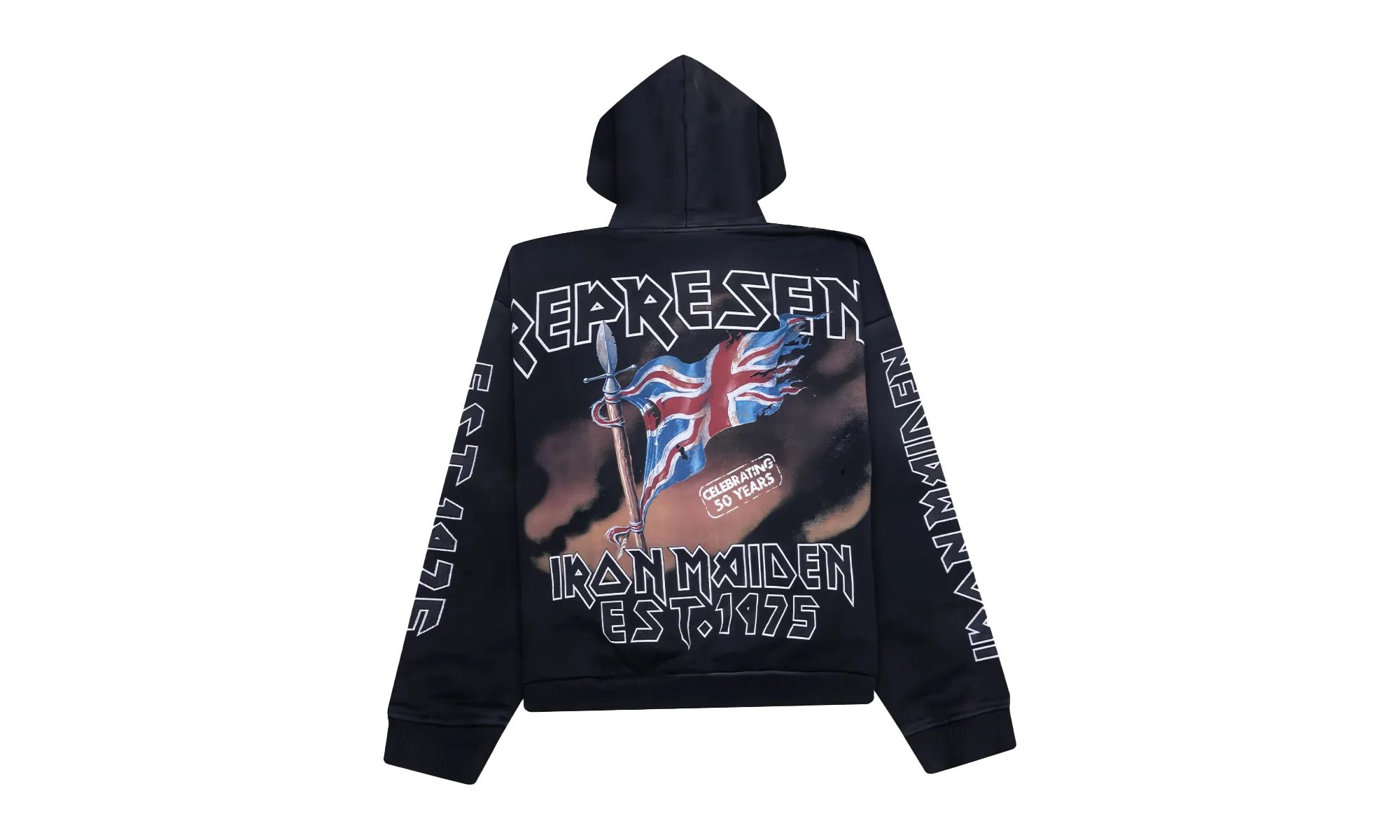 Iron Maiden Steed Hoodie "Black" - 2