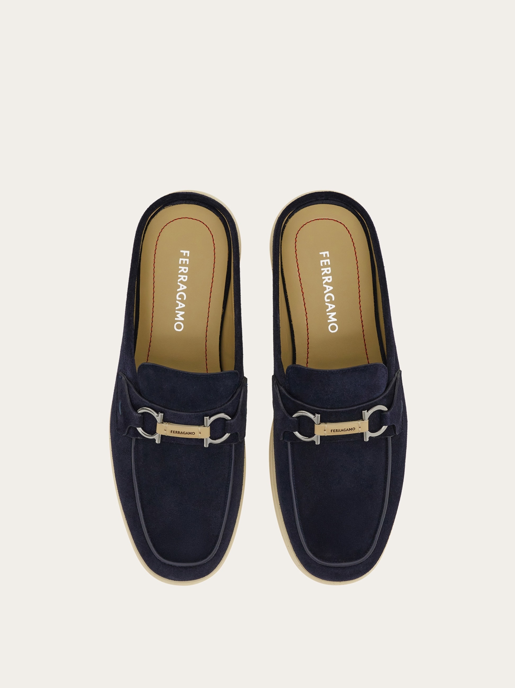 Gancini buckle loafer mule - 2